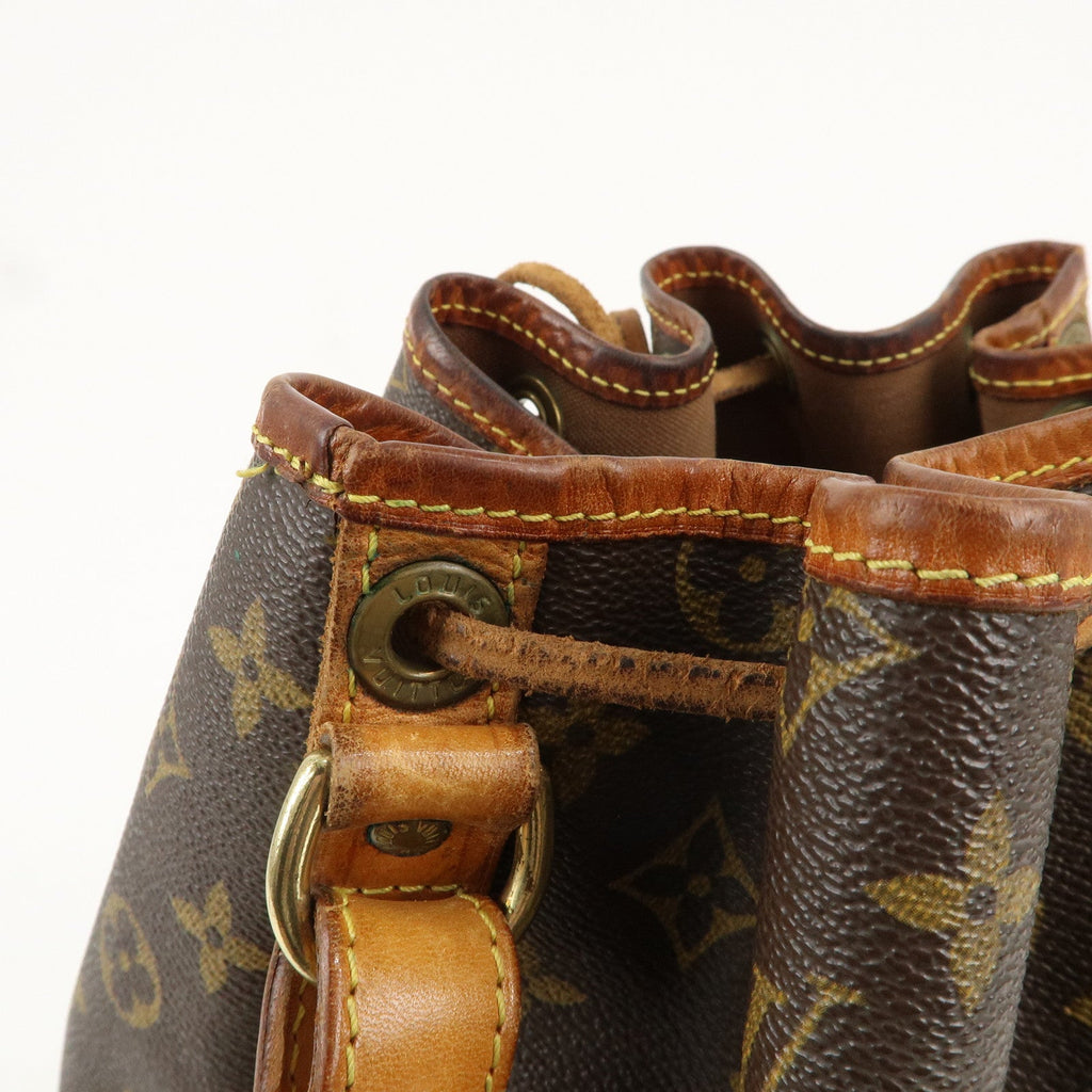 Louis Vuitton Monogram Noe Shoulder Bag Brown M42224