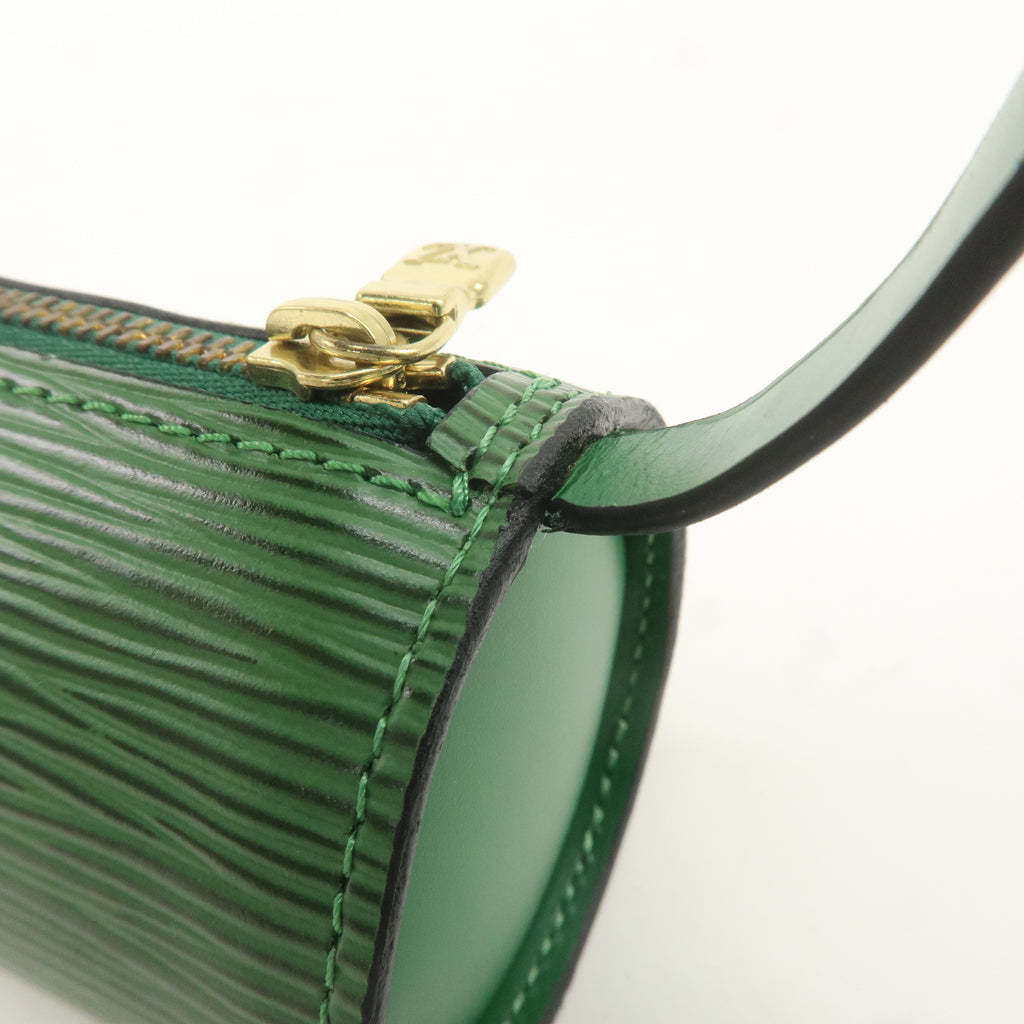 Louis Vuitton Epi Mini Pouch For Soufflot Hand Bag Borneo Green F/S