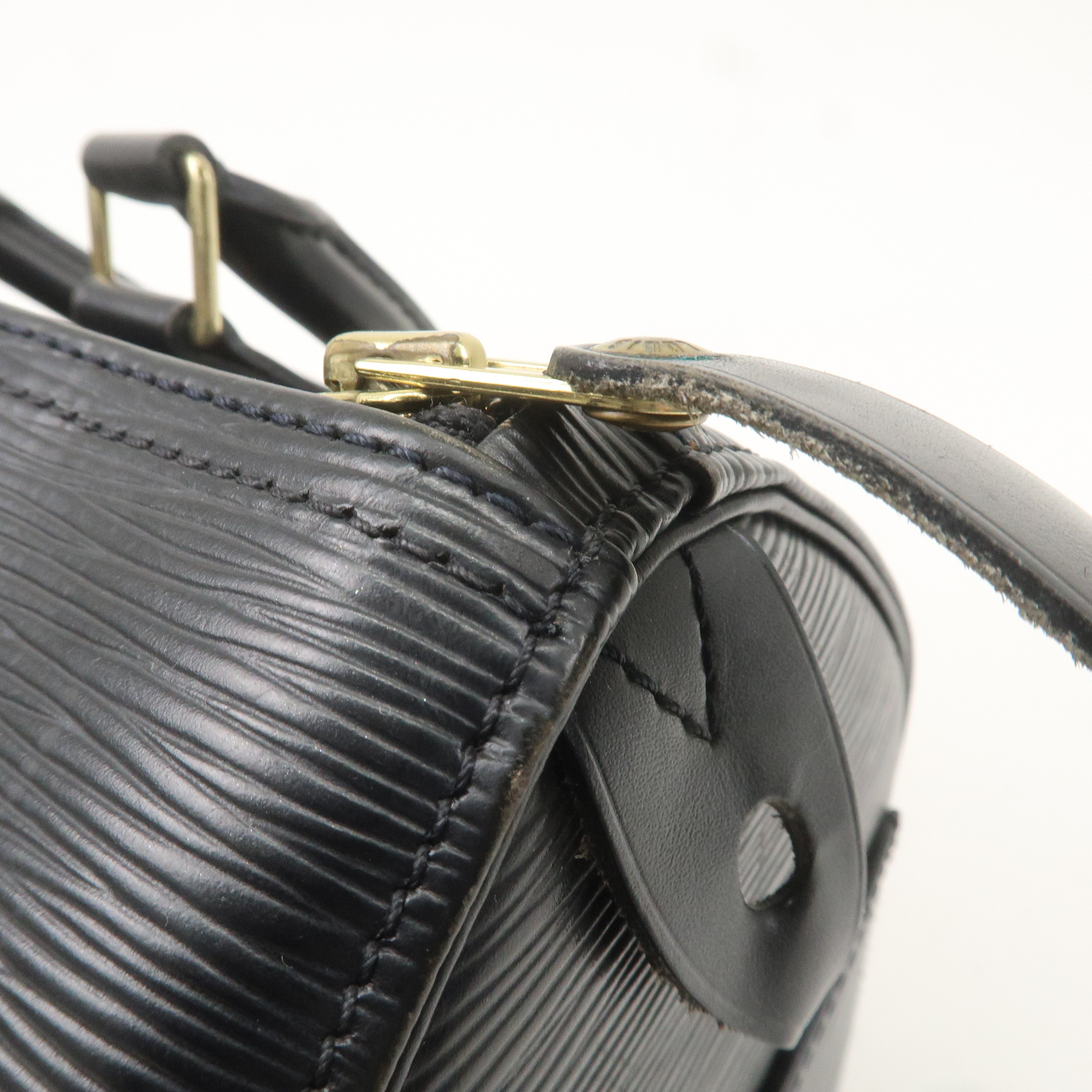 Louis Vuitton Epi Speedy 25 Boston Bag Hand Bag Noir Black M43012