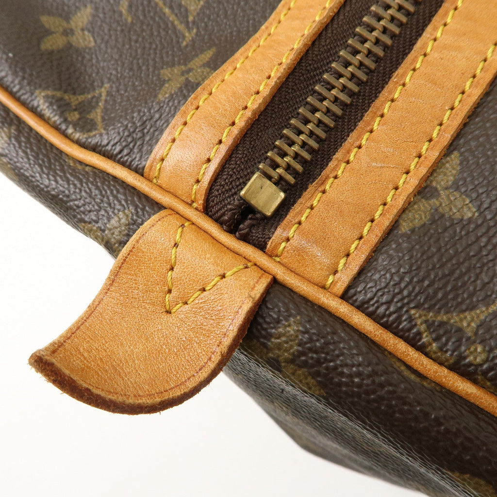 Louis Vuitton Monogram Sac Souple 55 Boston Bag Brown M41622