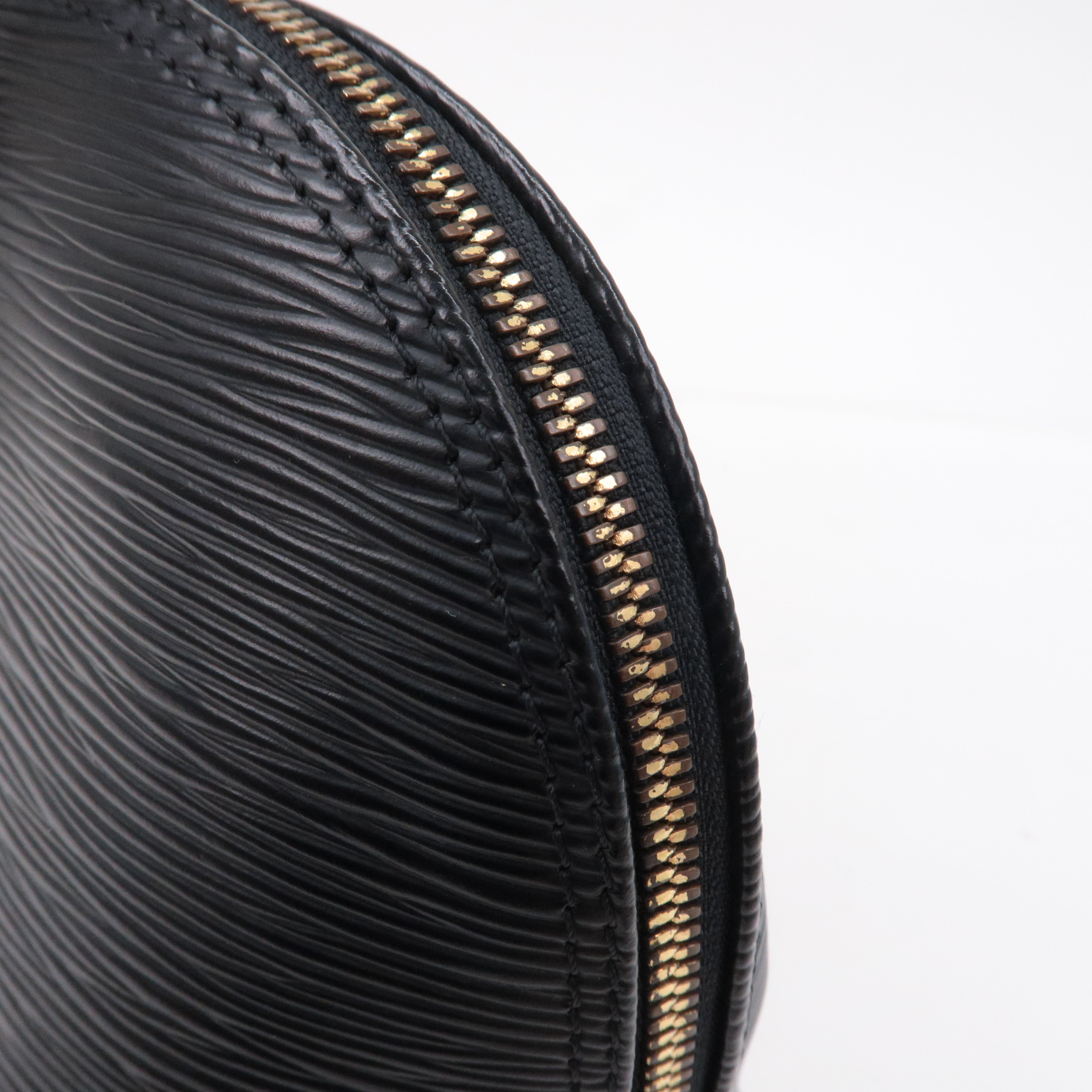 Louis Vuitton Epi Alma Hand Bag Noir Black M52142