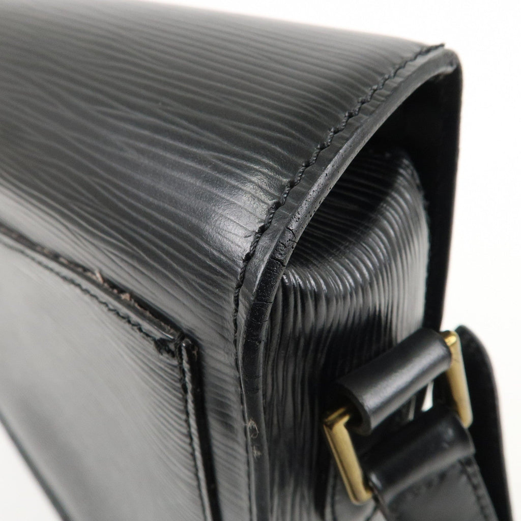 Louis Vuitton Epi Saint Cloud Shoulder Bag Black Noir M52192