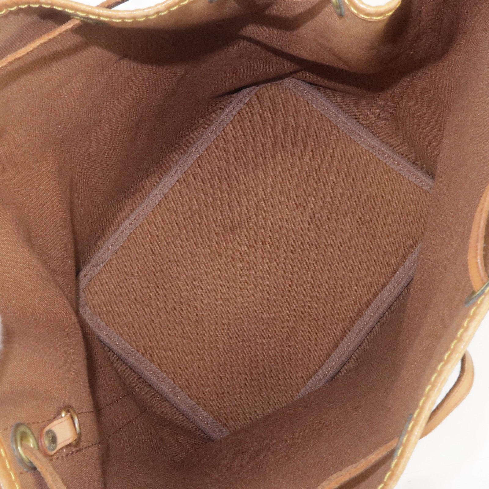 Louis Vuitton Monogram Petit Noe Shoulder Bag Brown M42226
