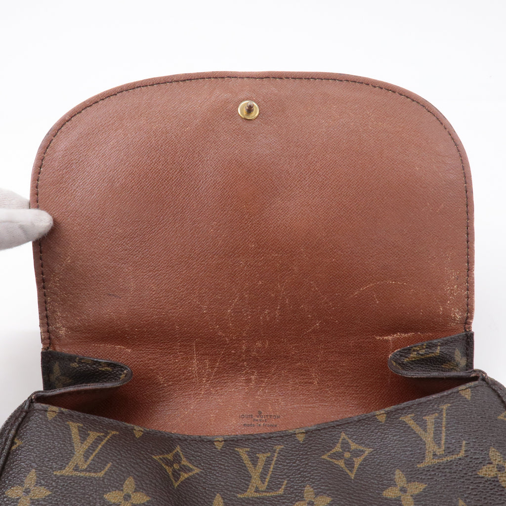 Authouis Louis Vuitton Monogram Saint Cloud GM Shoulder Bag Brown M51242