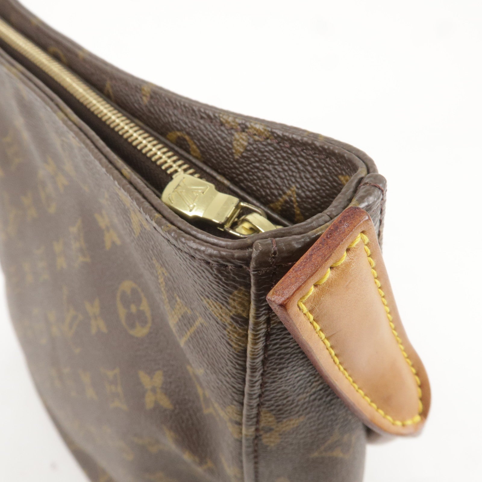 Louis Vuitton Monogram Looping GM Shoulder Bag Brown M51145