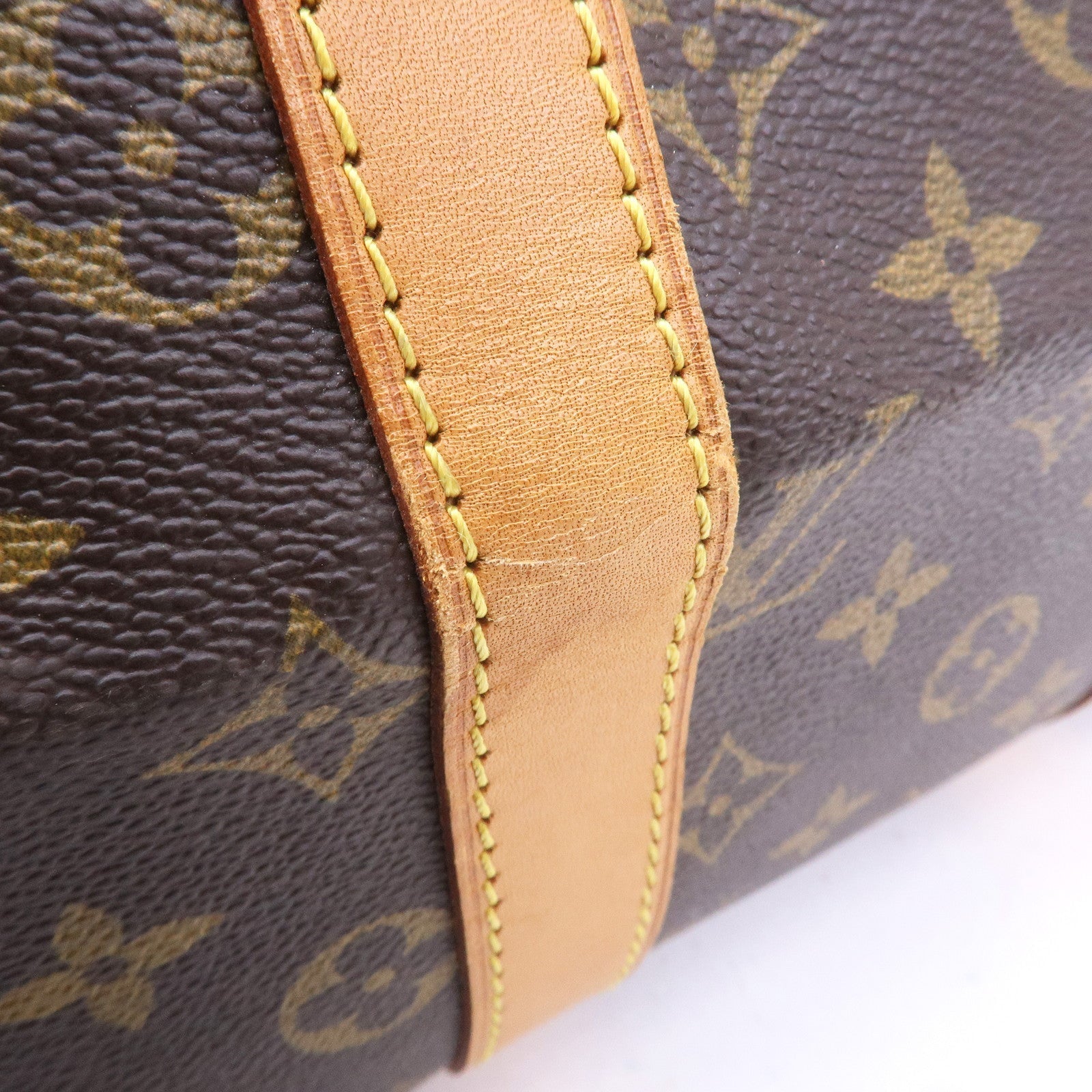 Louis Vuitton Monogram Keep All 45 Boston Bag Brown M41428