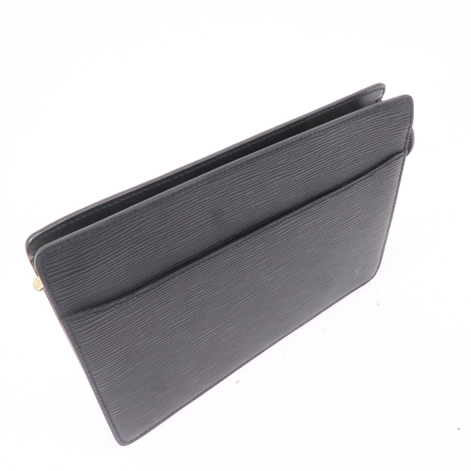 Louis Vuitton Set of 2 Epi Clutch Bag Black M52612 M52522