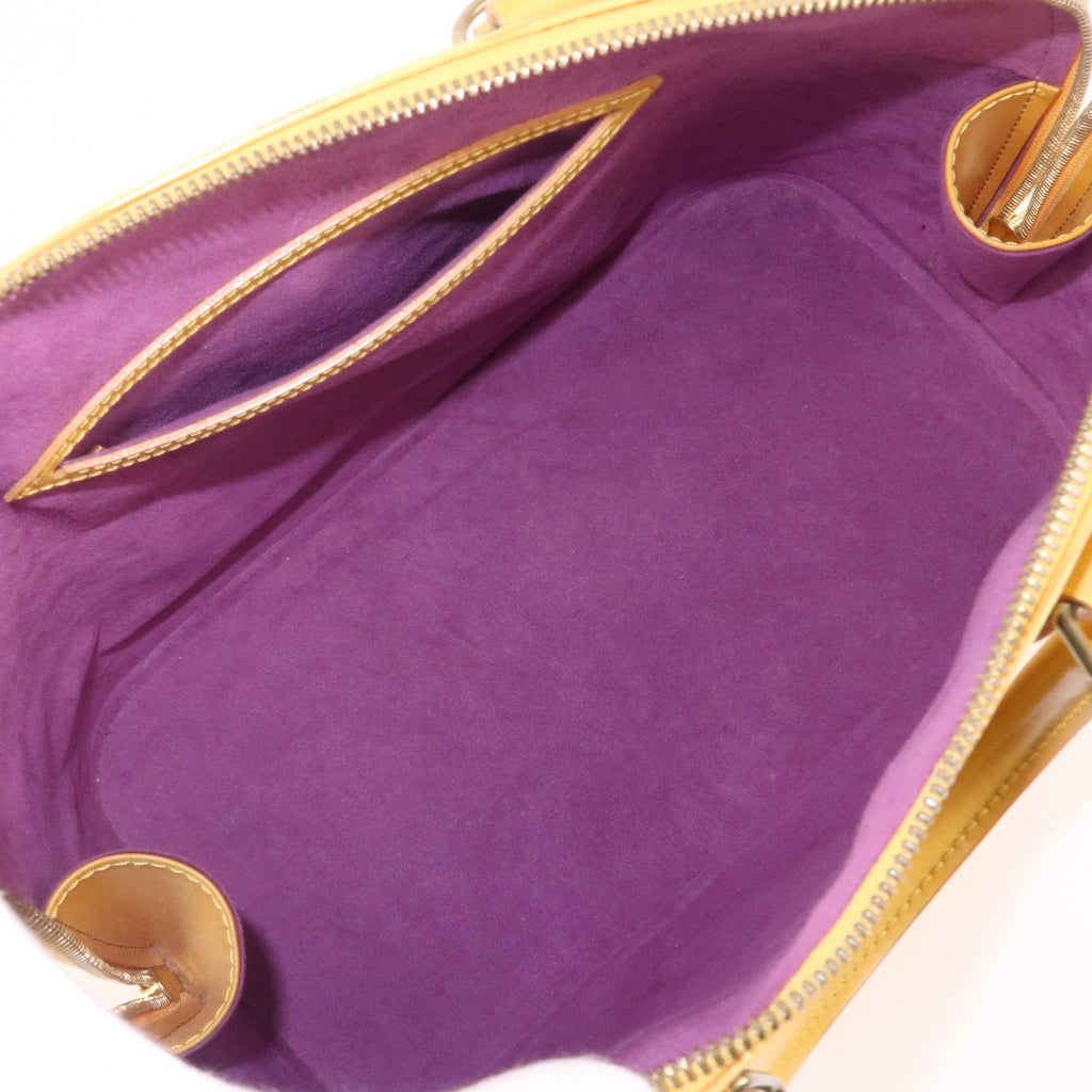 Louis Vuitton Epi Alma PM Hand Bag Tassili Yellow M52149