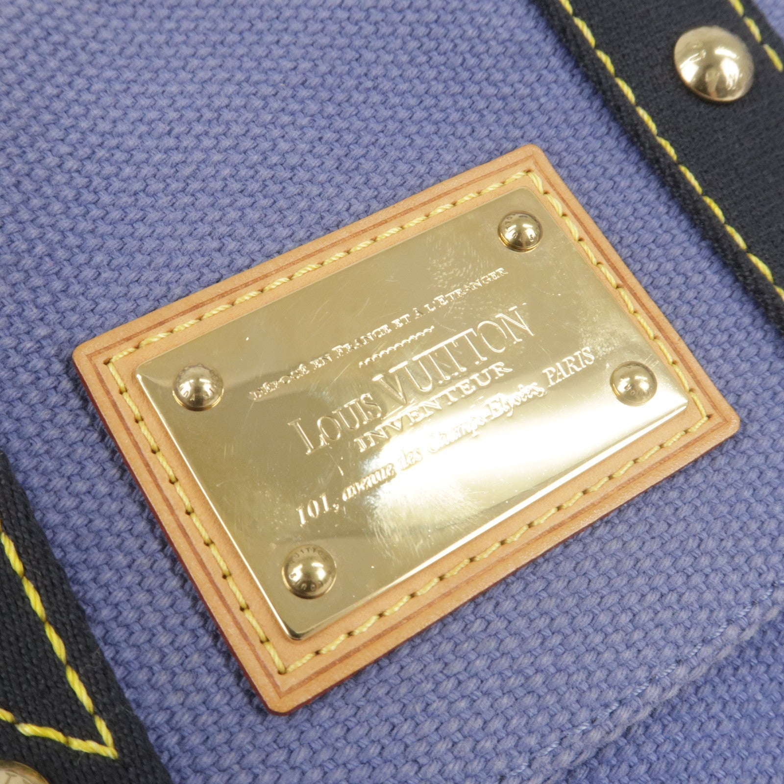 Louis Vuitton Antigua Besace PM Shoulder Bag Blue M40081