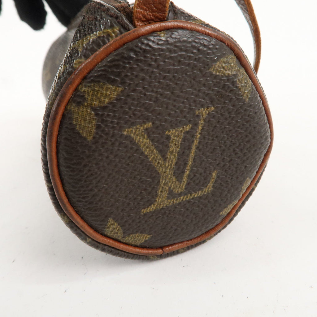 Louis Vuitton Monogram Mini Pouch for Papillon Bag Brown