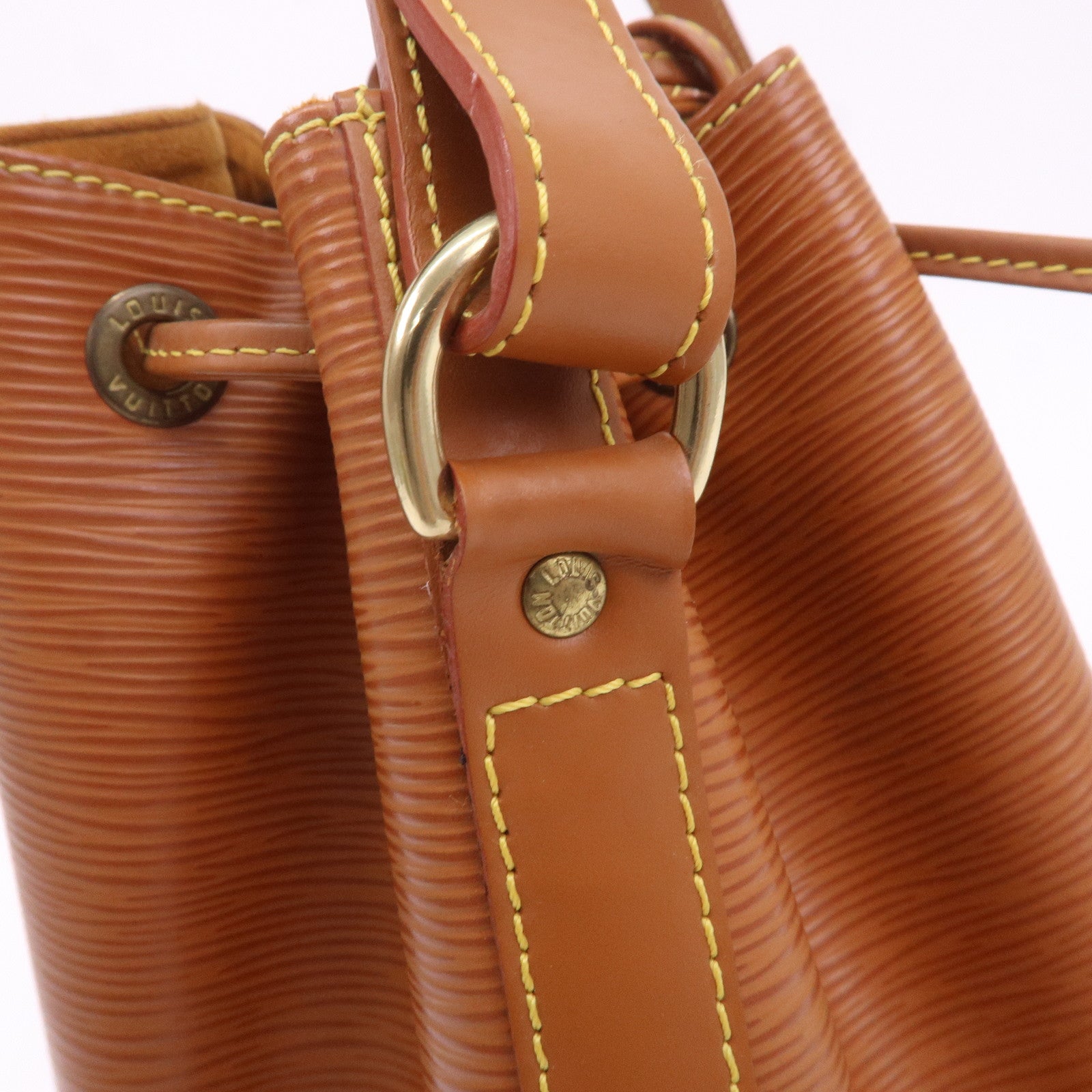Louis Vuitton Epi Petit Noe Shoulder Bag Zipang Gold M44108