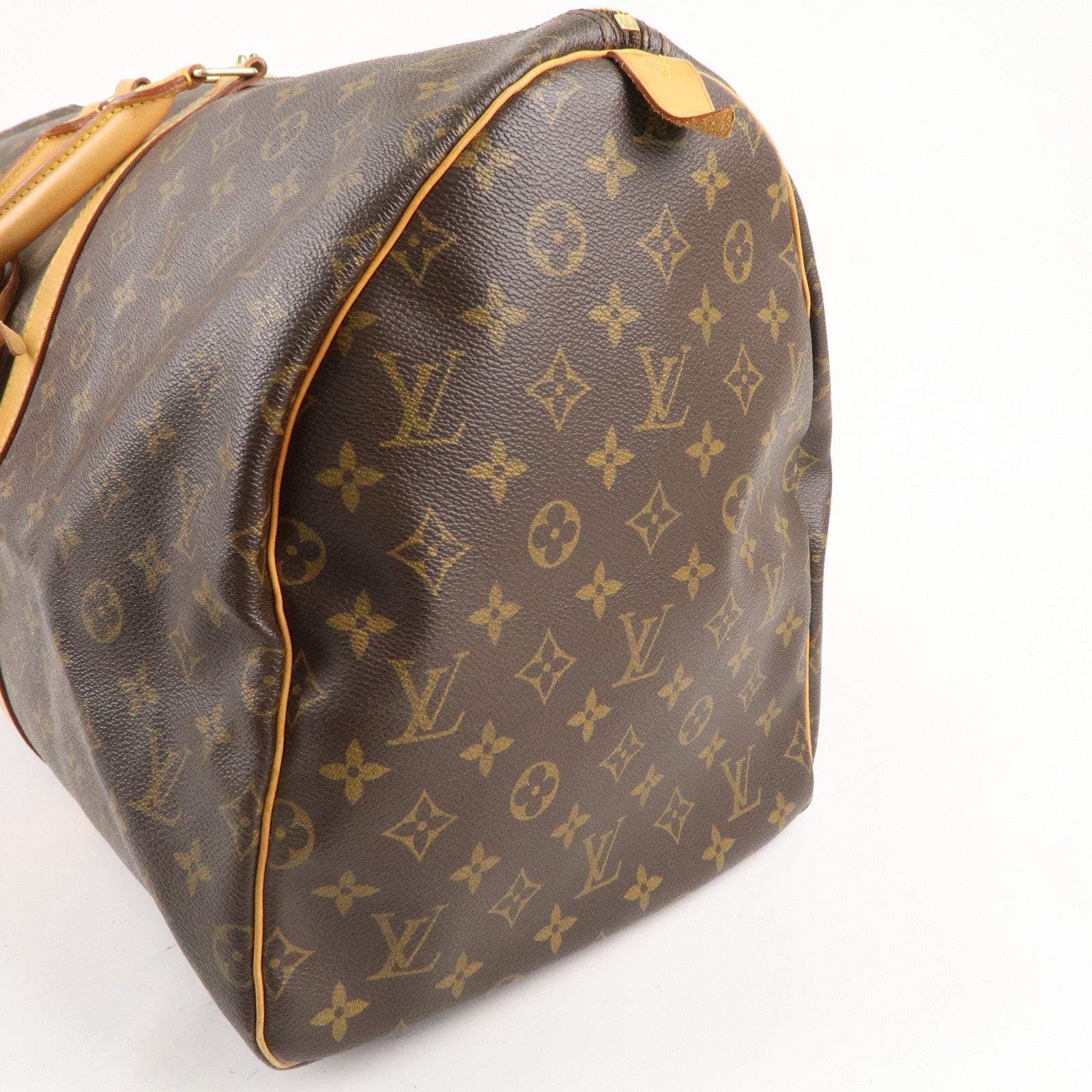 Louis Vuitton Monogram Keep All 55 Boston Bag Brown M41424