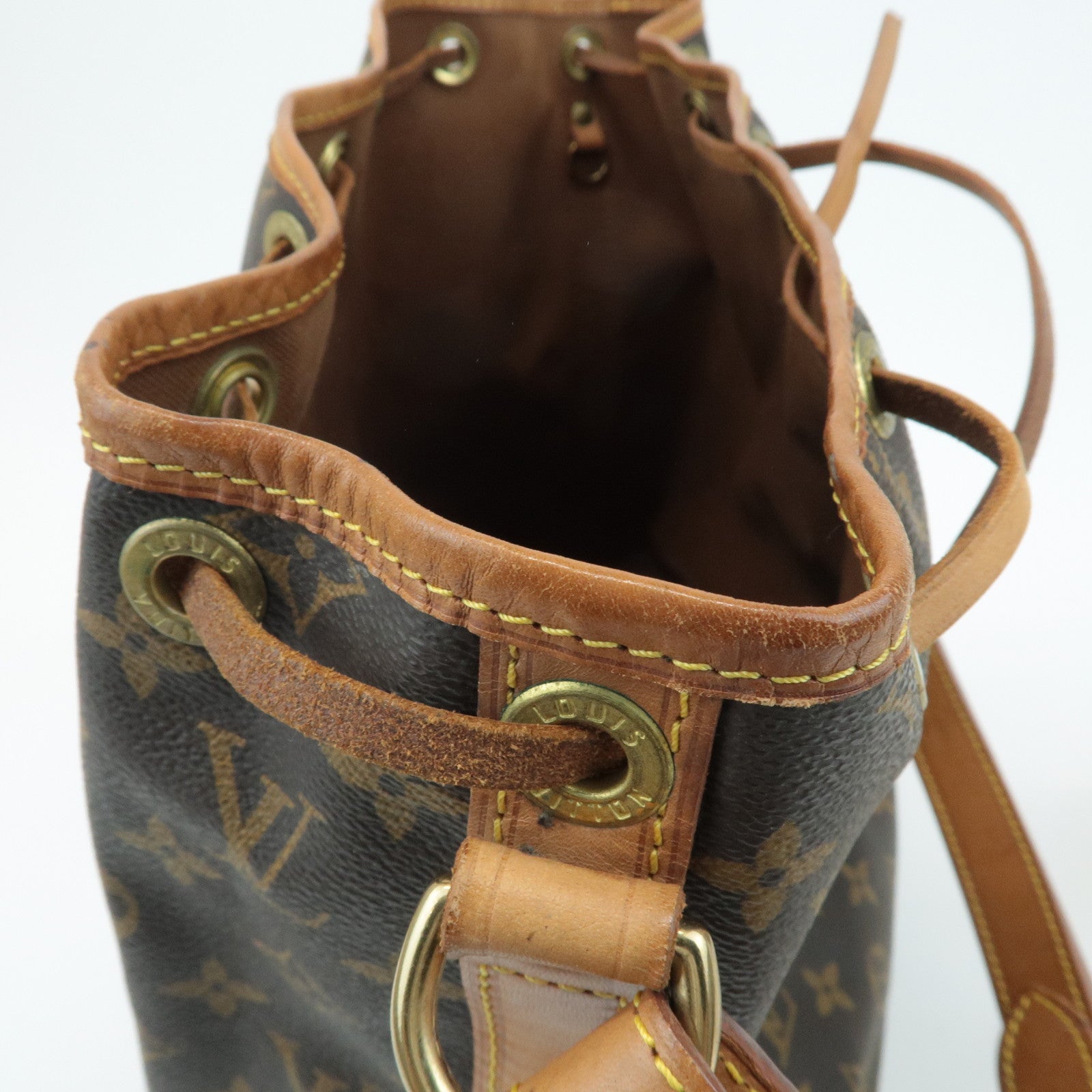 Louis Vuitton Monogram Noe Shoulder Bag Hand Bag Brown M42224