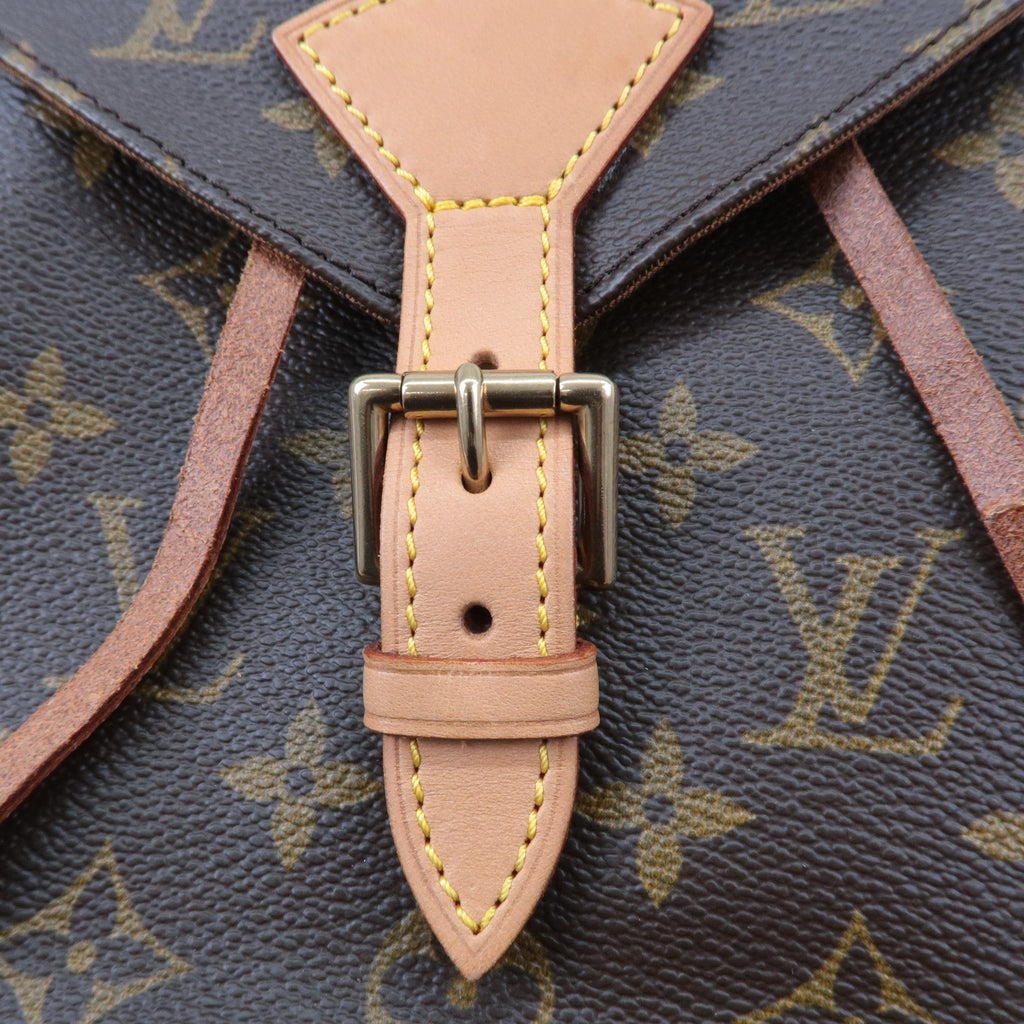 Louis Vuitton Monogram Montsouris MM Back Pack Bag M51136
