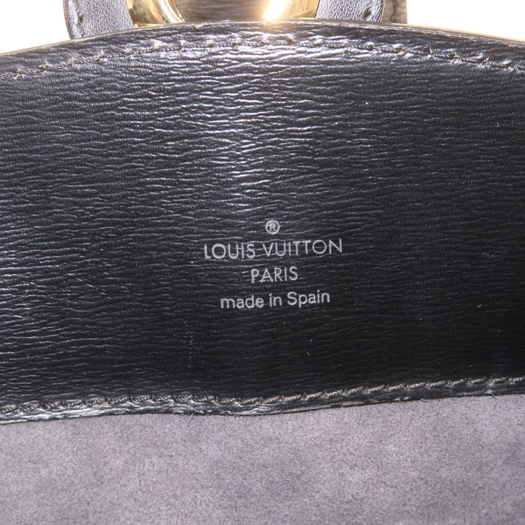 Louis Vuitton Epi Cluny Shoulder Bag Black Noir M52252