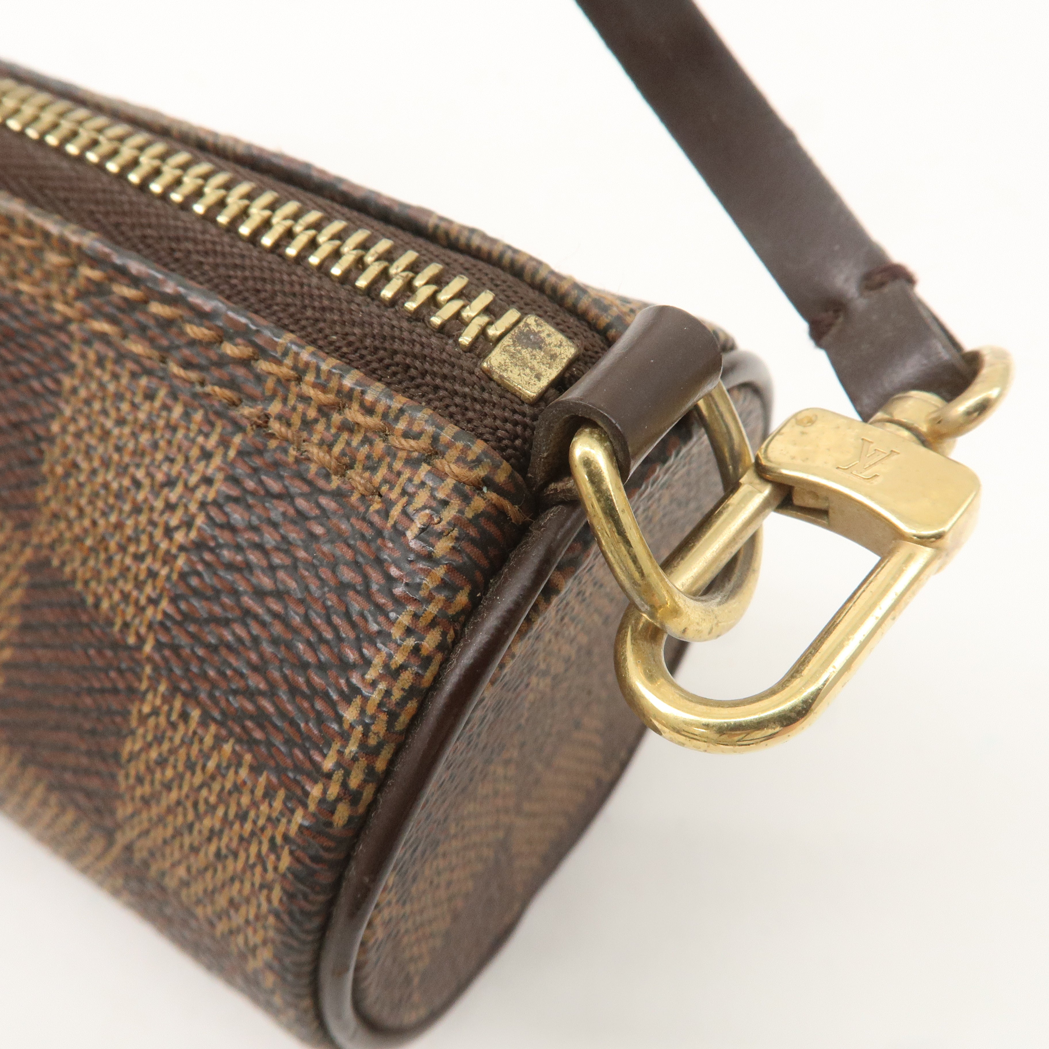 Louis Vuitton Damier Mini Pouch for Papillon Bag Brown