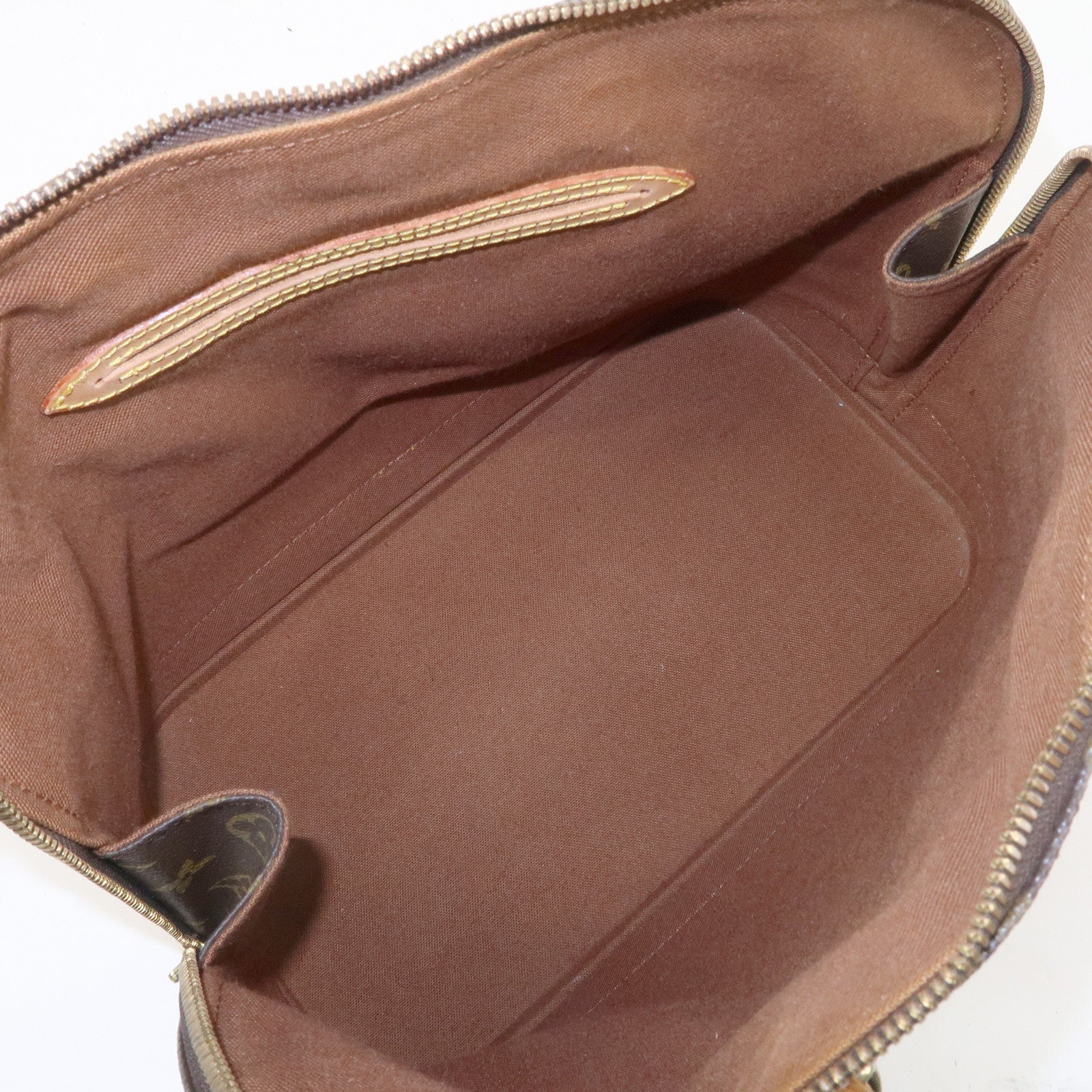 Louis Vuitton Monogram Alma Hand Bag Brown M51130