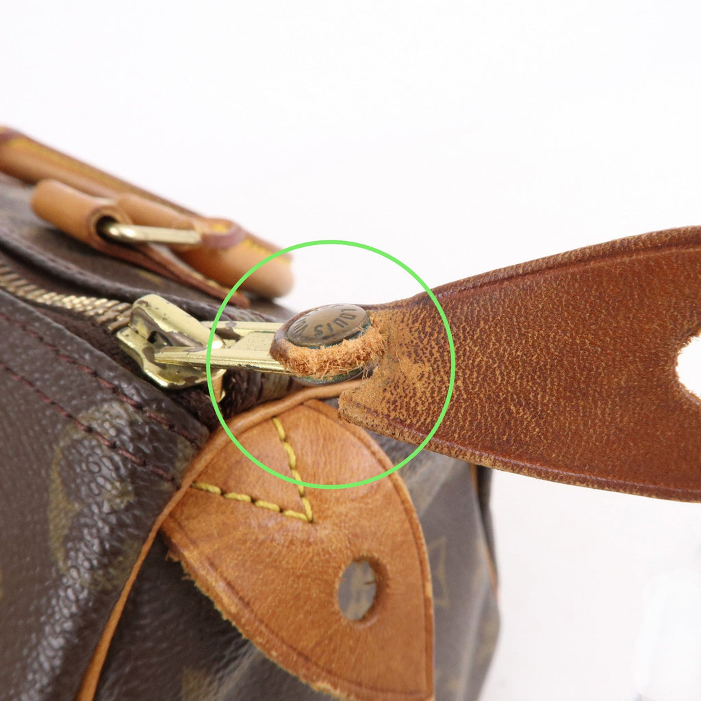 Louis Vuitton Monogram Speedy 25 Hand Bag Boston Bag M41528