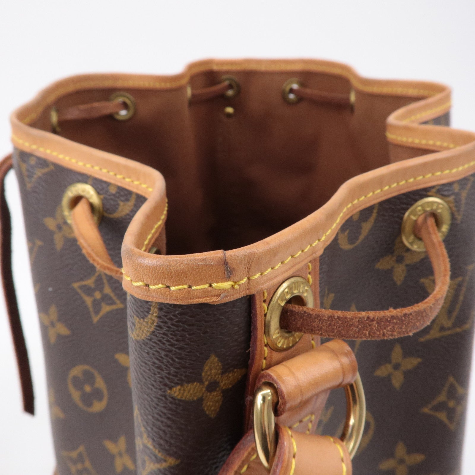 Louis Vuitton Monogram Noe Shoulder Bag Hand Bag Brown M42224