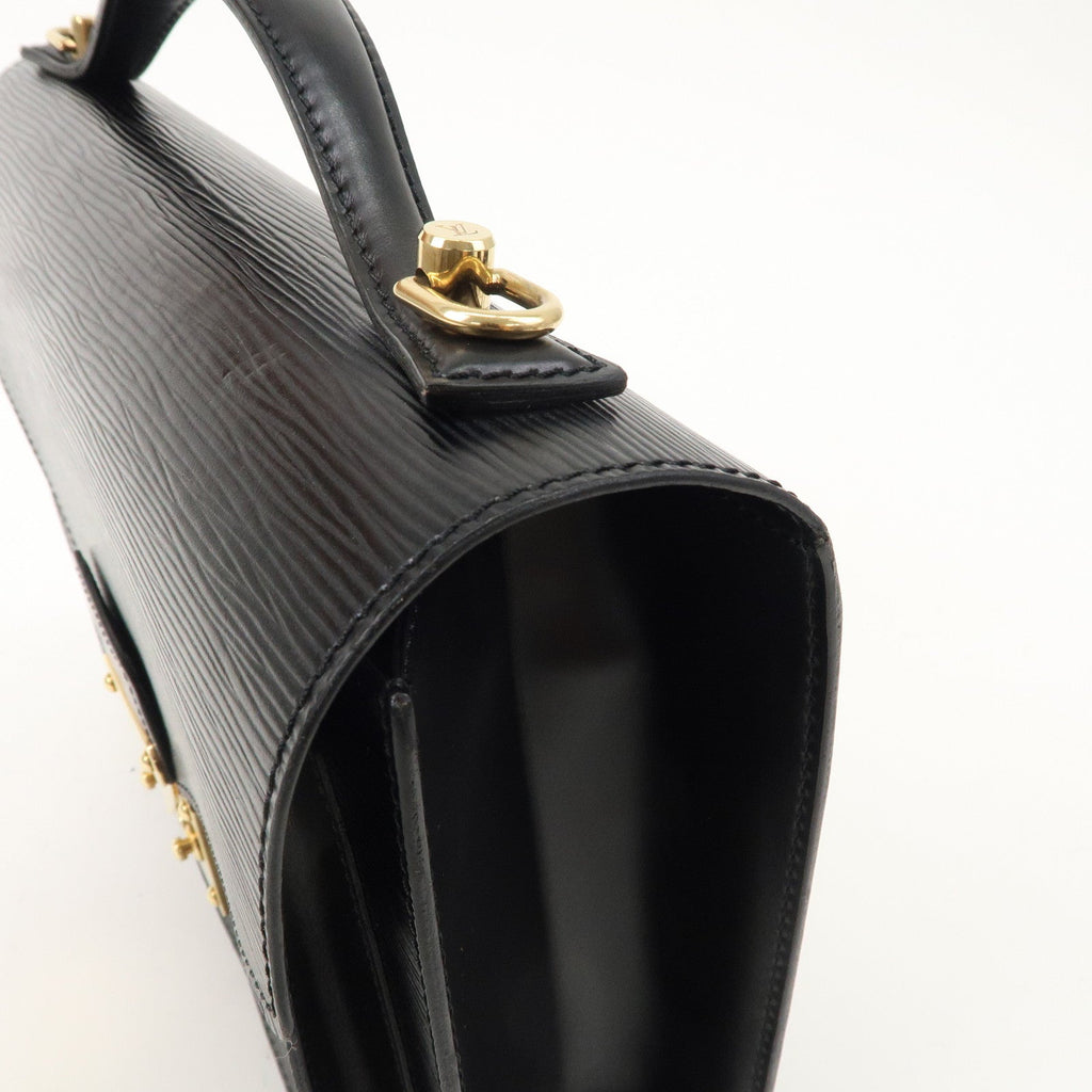 Louis Vuitton Epi Monceau Hand Bag Black Noir M52792
