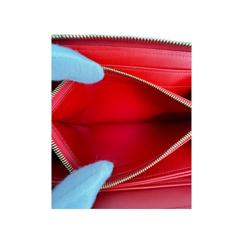 Louis Vuitton Monogram Patent Zippy Wallet