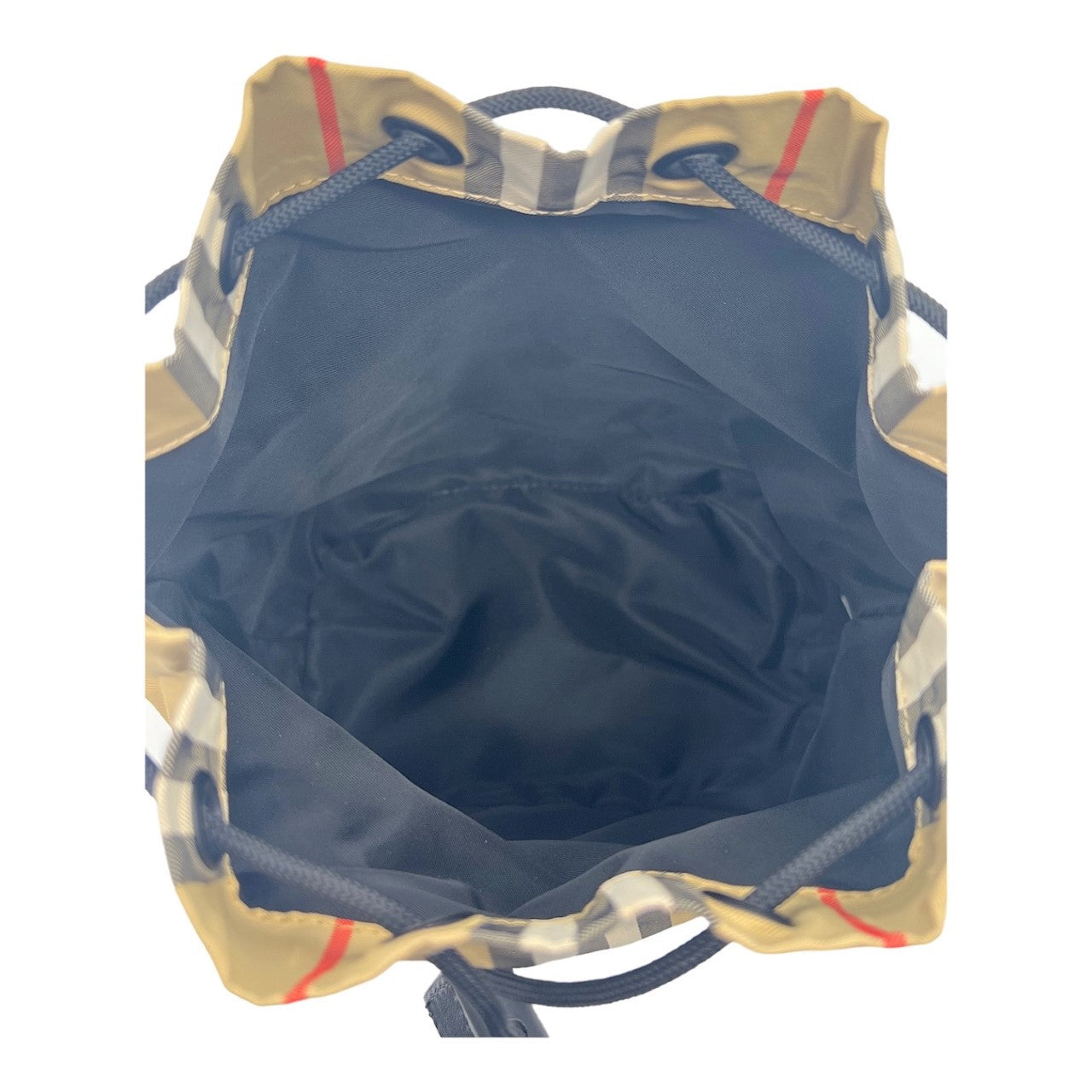Burberry Phoebe Heritage Stripe Bucket Bag