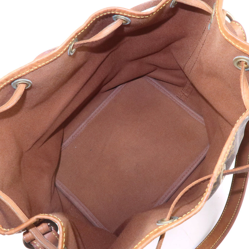 Louis Vuitton Monogram Petit Noe Shoulder Bag Brown M42226