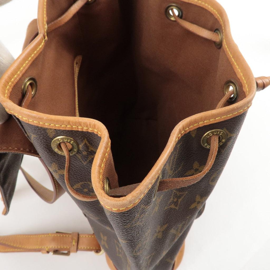 Louis Vuitton Monogram Montsouris MM Back Pack Bag Brown M51136