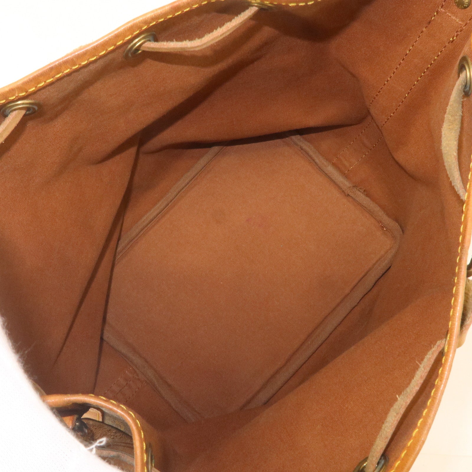 Louis Vuitton Monogram Petit Noe Shoulder Bag Brown M42226