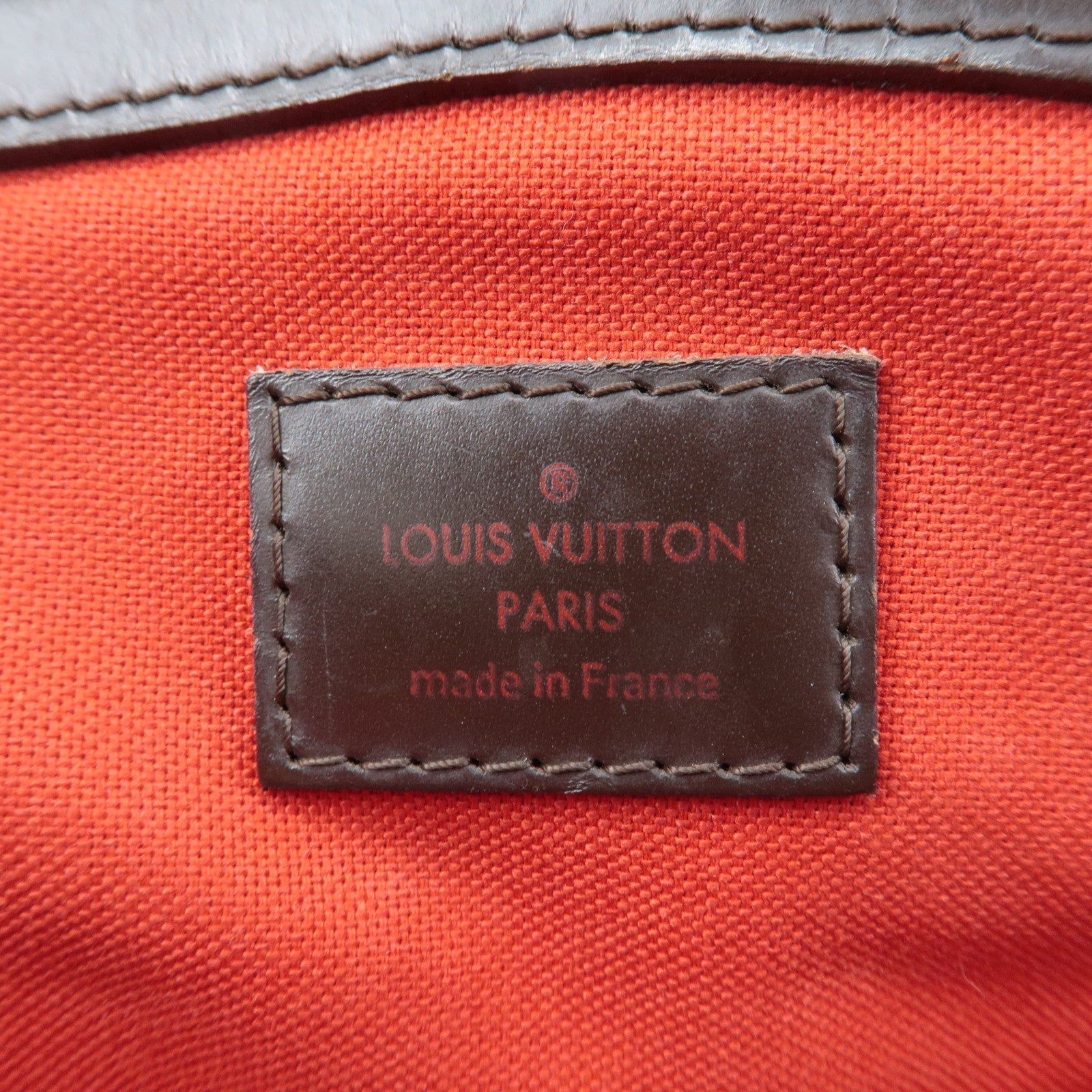 Louis Vuitton Damier Ebene Verona PM Hand Bag Brown N41117