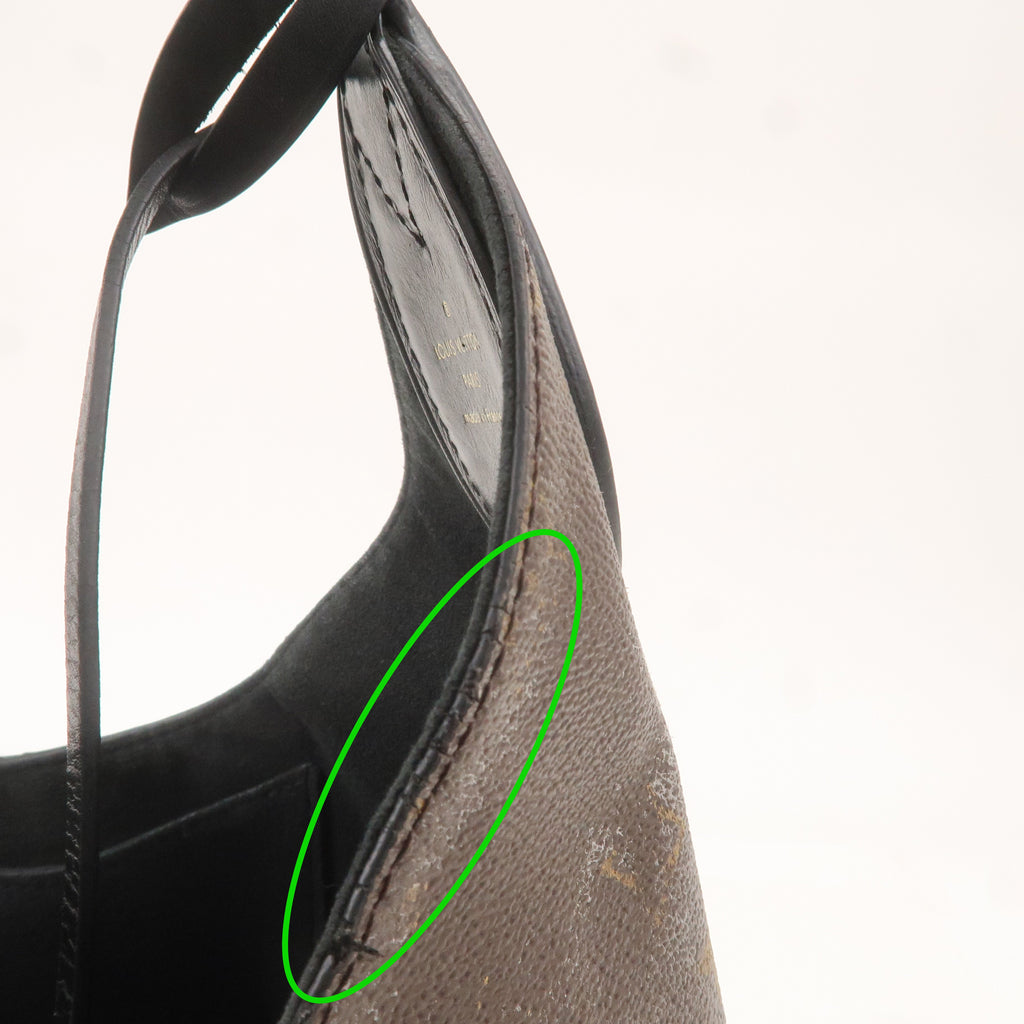 Louis Vuitton Monogram Flower Hobo Shoulder Bag Brown M43545