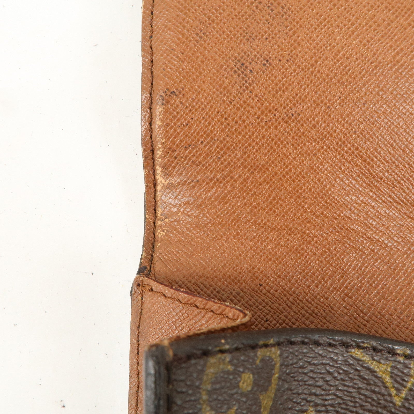 Louis Vuitton Monogram Porte Envelope Clutch Bag Brown M51801