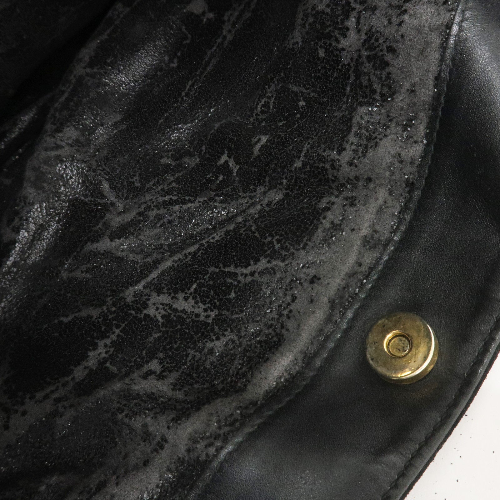 GUCCI Bamboo Suede Leather 2WAY Bag Black 001.1014.1577