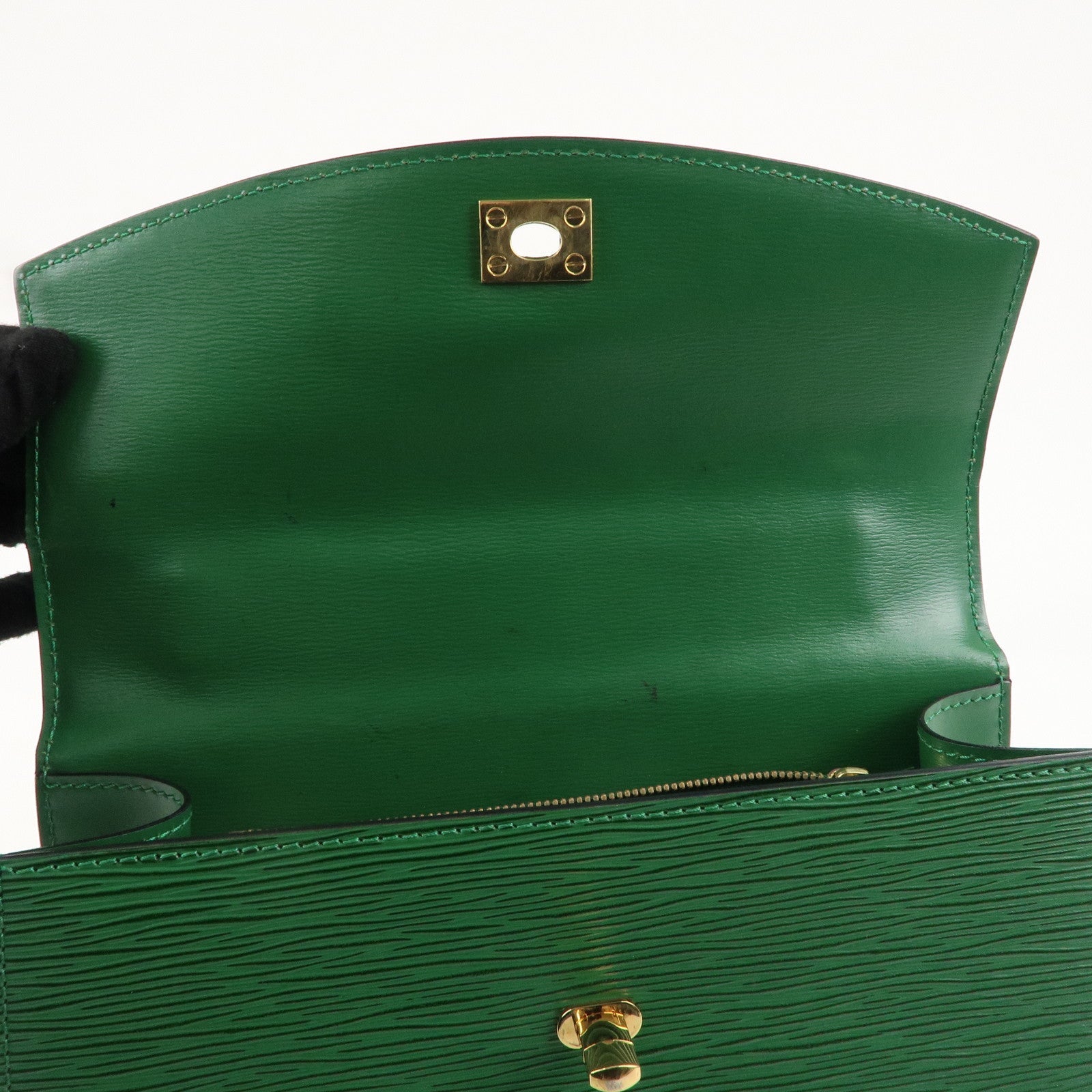 Louis Vuitton Epi Malesherbes Hand Bag Borneo Green M52374