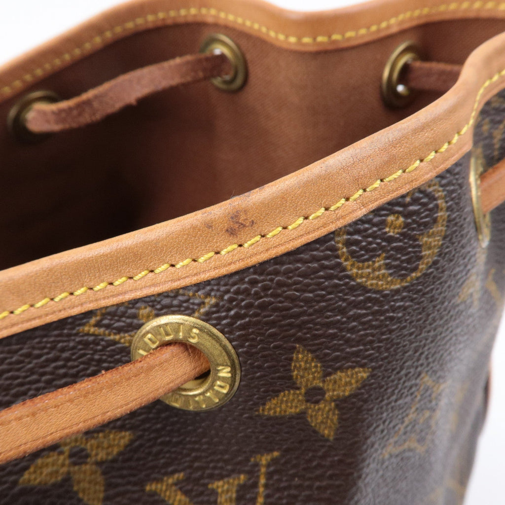 Louis Vuitton Monogram Noe Shoulder Bag Hand Bag Brown M42224