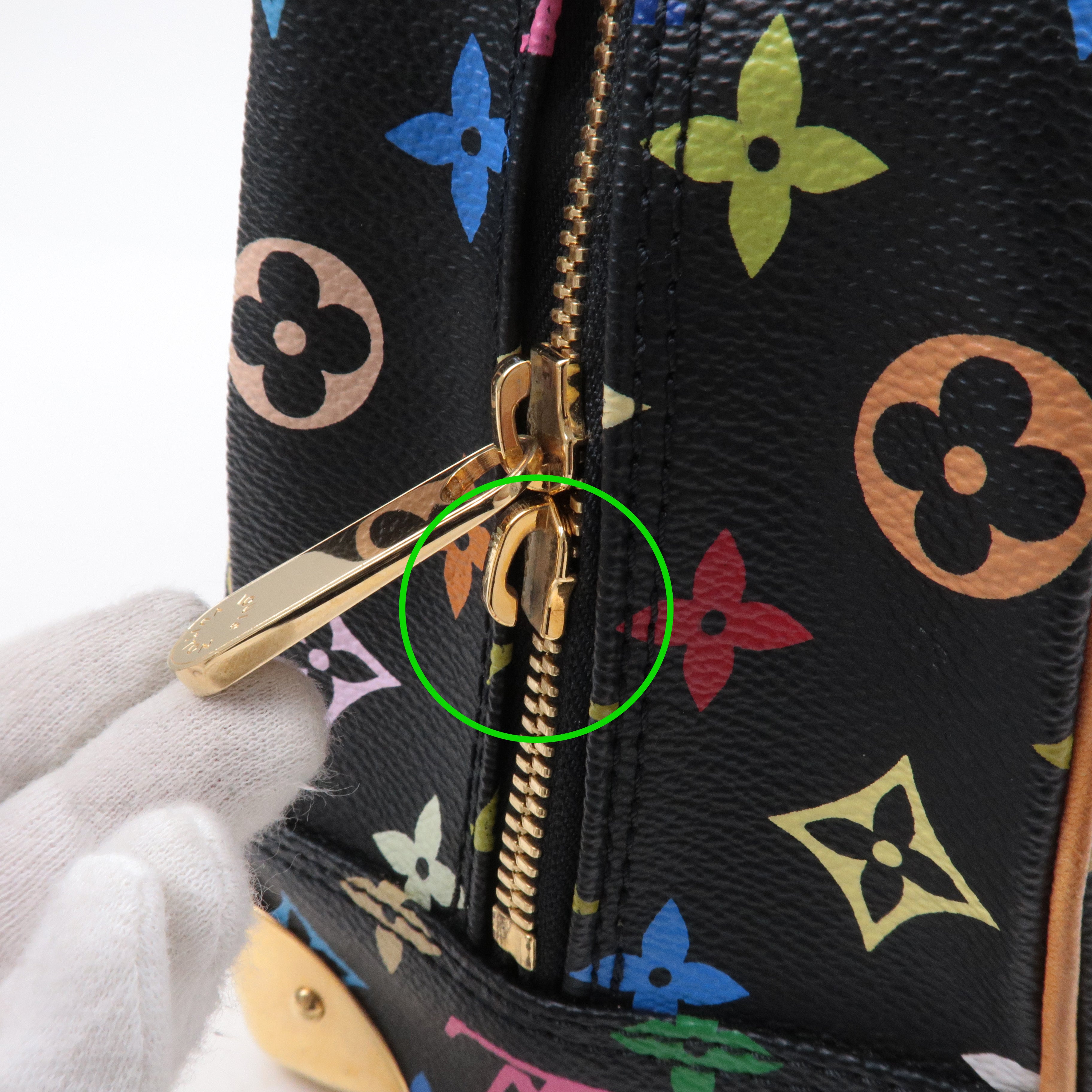 Louis Vuitton Monogram Multi Color Trouville Hand Bag M92662