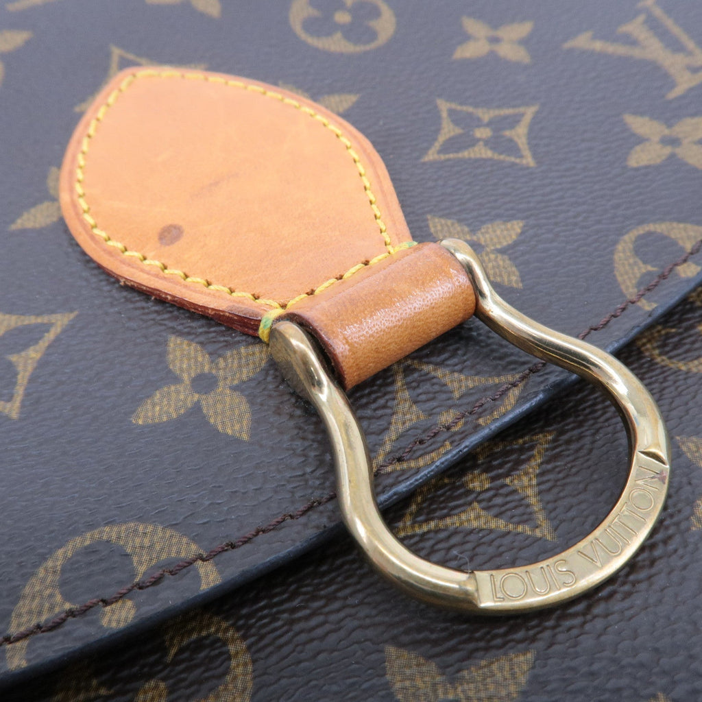 Louis Vuitton Monogram Saint Cloud GM Shoulder Bag Brown M51242
