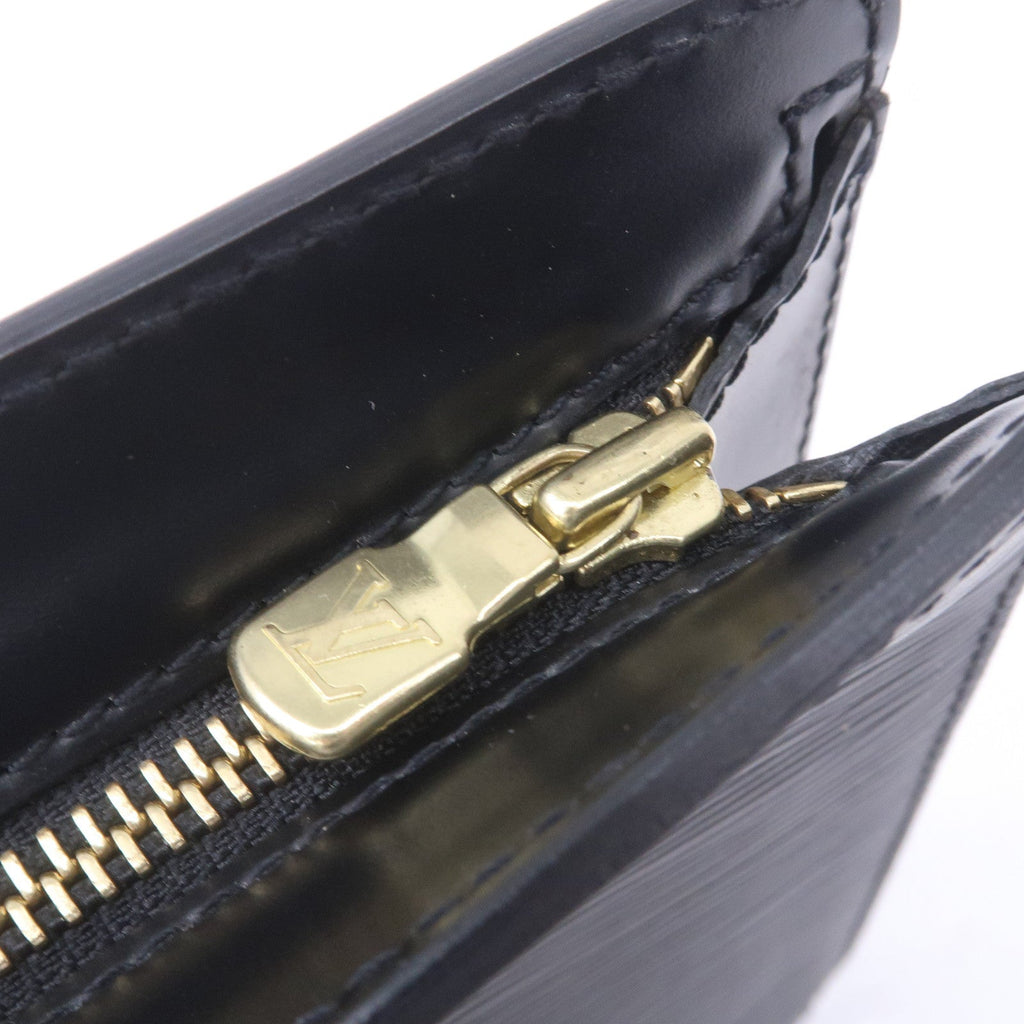 Louis Vuitton Set of 2 Epi Clutch Bag Black M52612 M52522