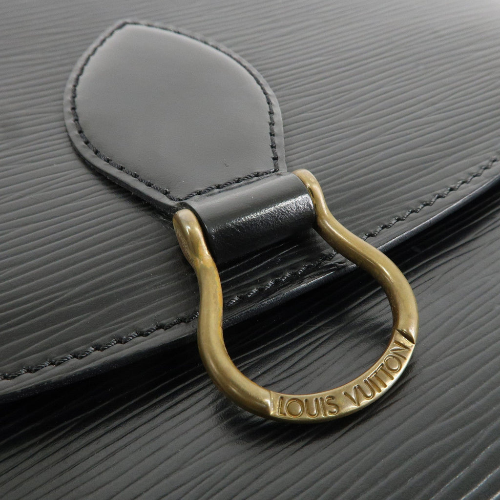 Louis Vuitton Epi Saint Cloud Shoulder Bag Black Noir M52192