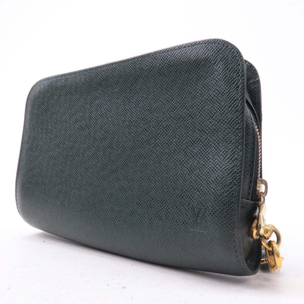 Louis Vuitton Set of 3 Taiga Baikal Clutch Bag Pouch Epicea M30184