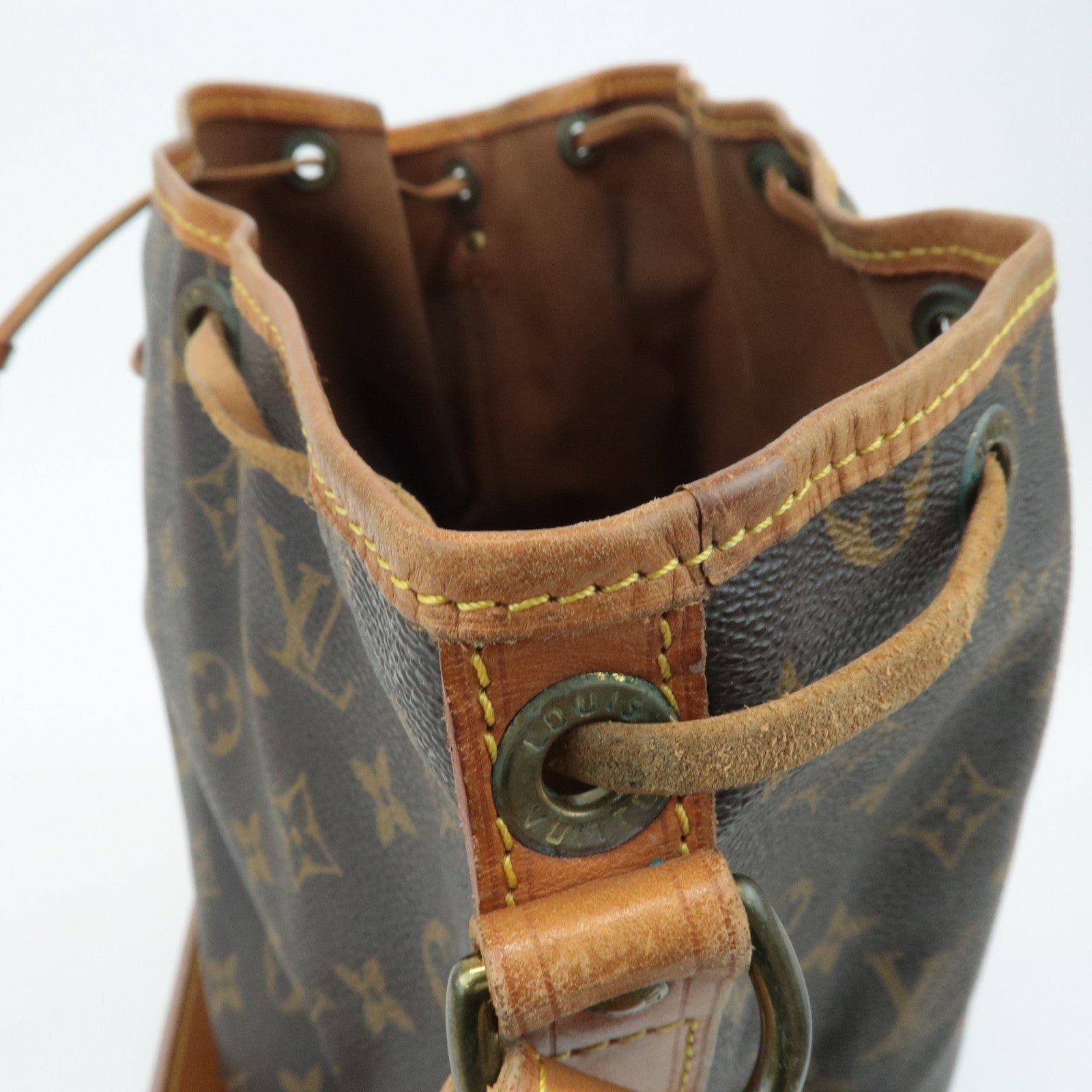 Louis Vuitton Monogram Noe Shoulder Bag Hand Bag Brown M42224