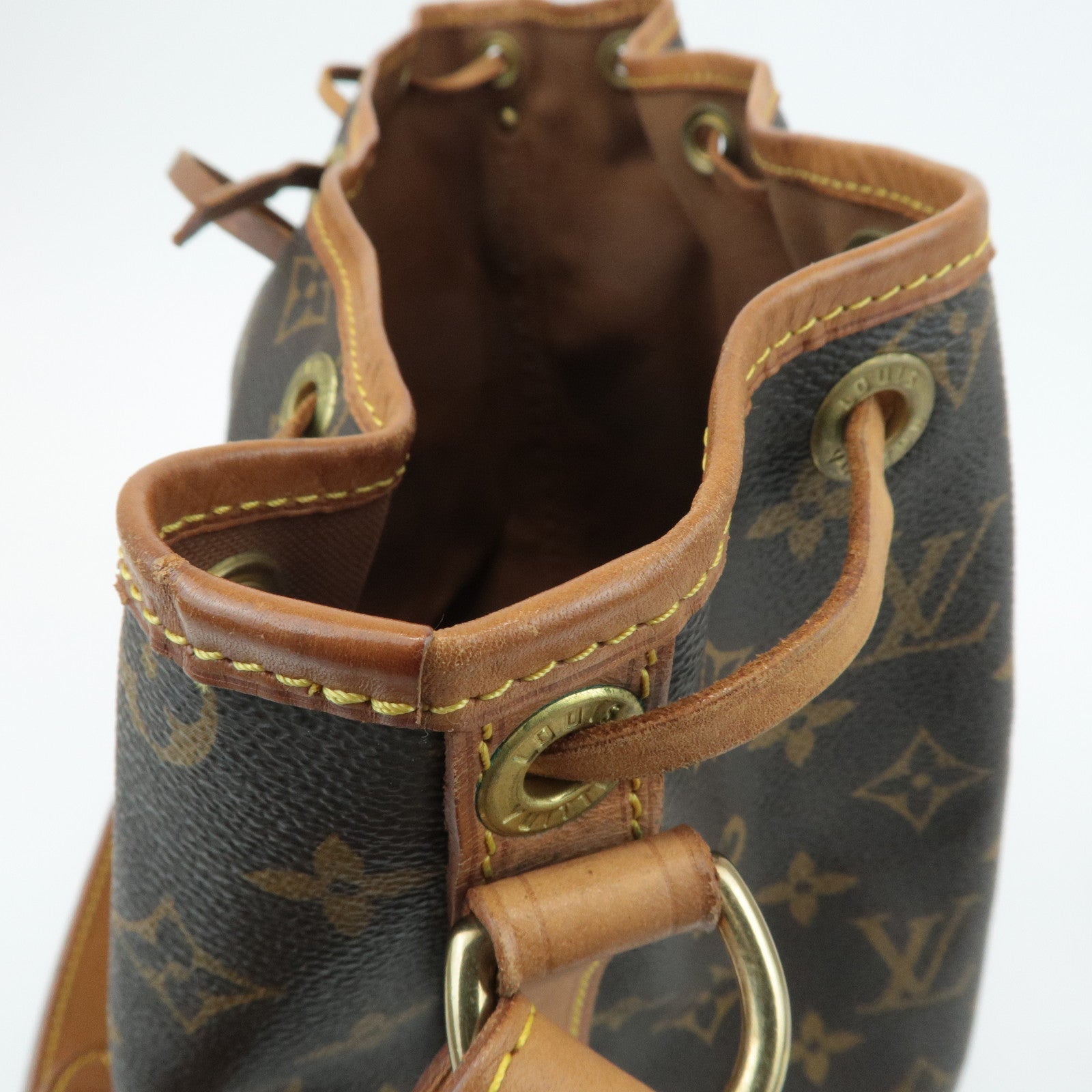 Louis Vuitton Monogram Noe Shoulder Bag Hand Bag Brown M42224