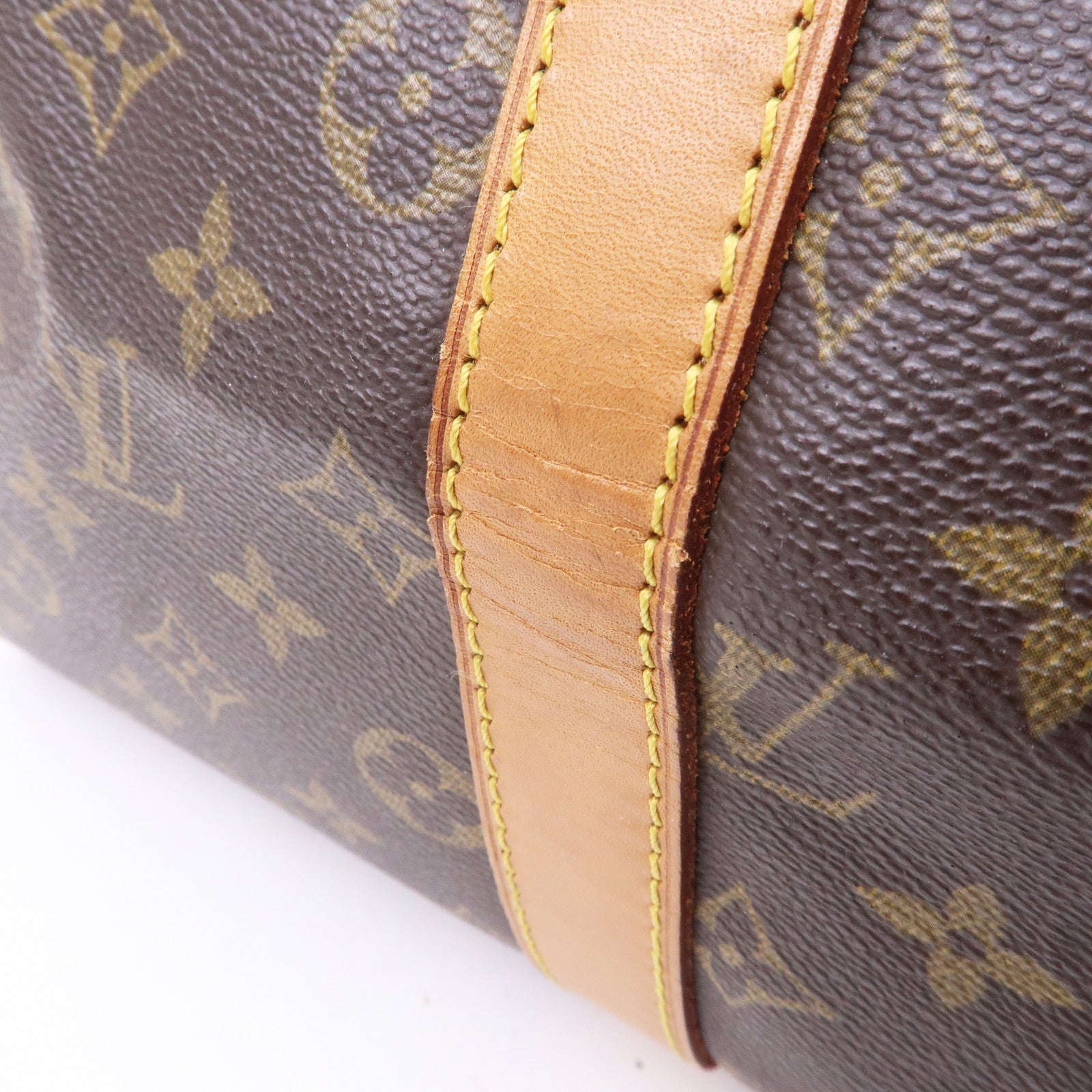 Louis Vuitton Monogram Keep All 45 Boston Bag Brown M41428