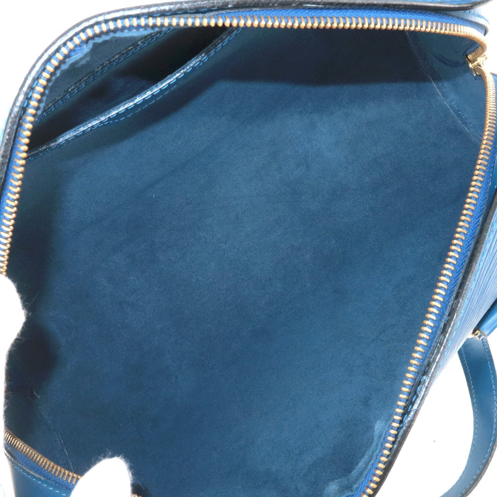 Louis Vuitton Epi Soufflot Shoulder Bag Hand Bag Blue M52222
