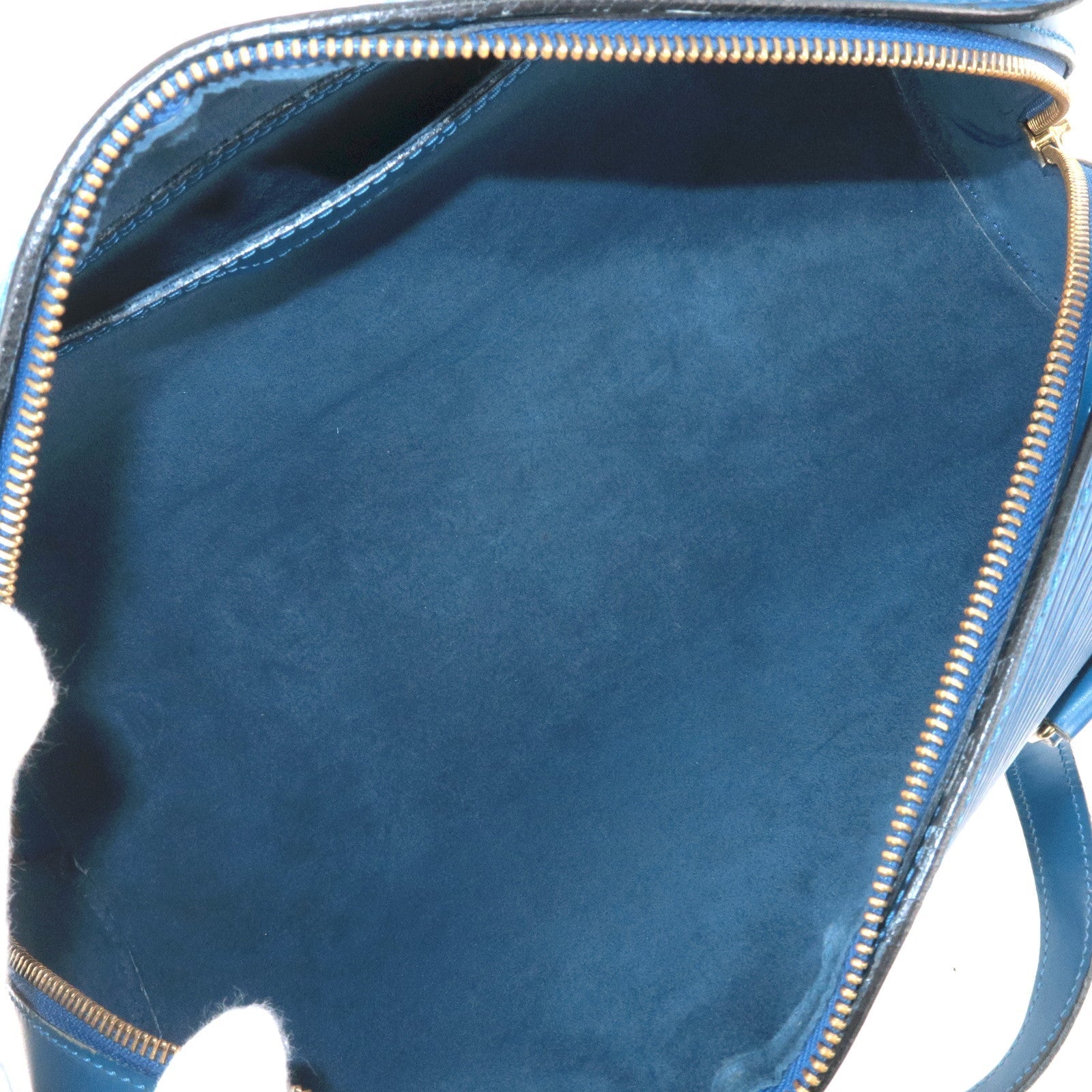 Louis Vuitton Epi Soufflot Shoulder Bag Hand Bag Blue M52222