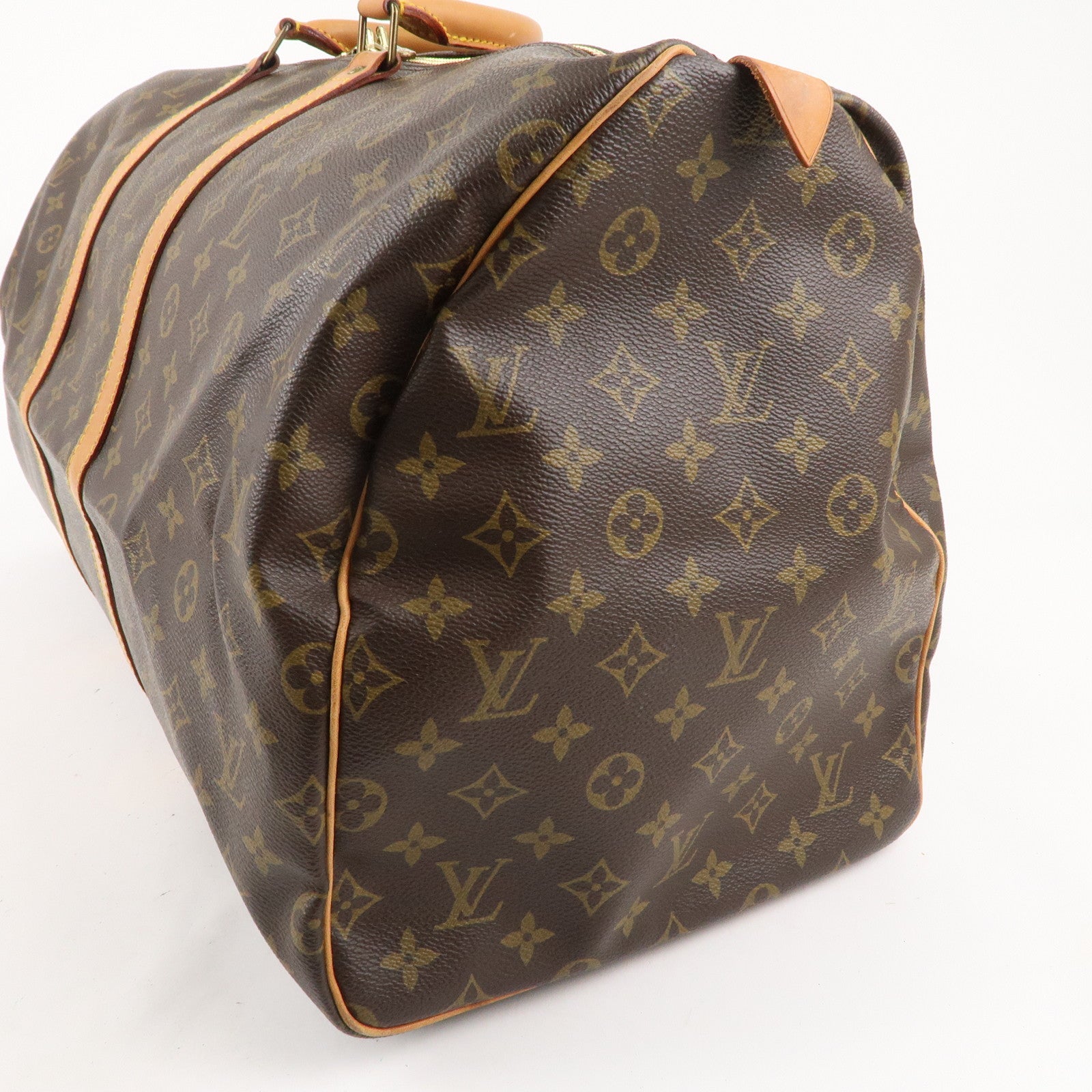 Louis Vuitton Monogram Keep All 55 Boston Bag Brown M41424