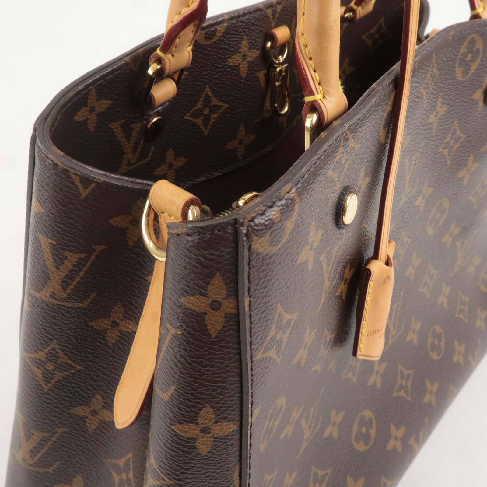 Louis Vuitton Monogram Montaigne MM 2Way Hand Bag M41056