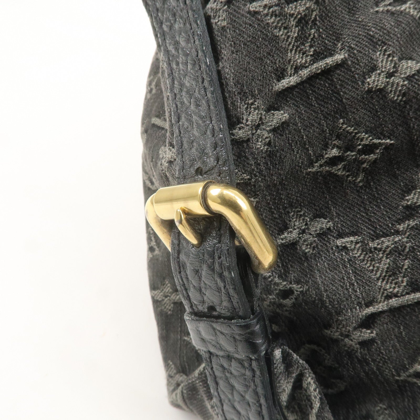 Louis Vuitton Monogram Denim Neo Cabby GM Shoulder Bag Noir M95352