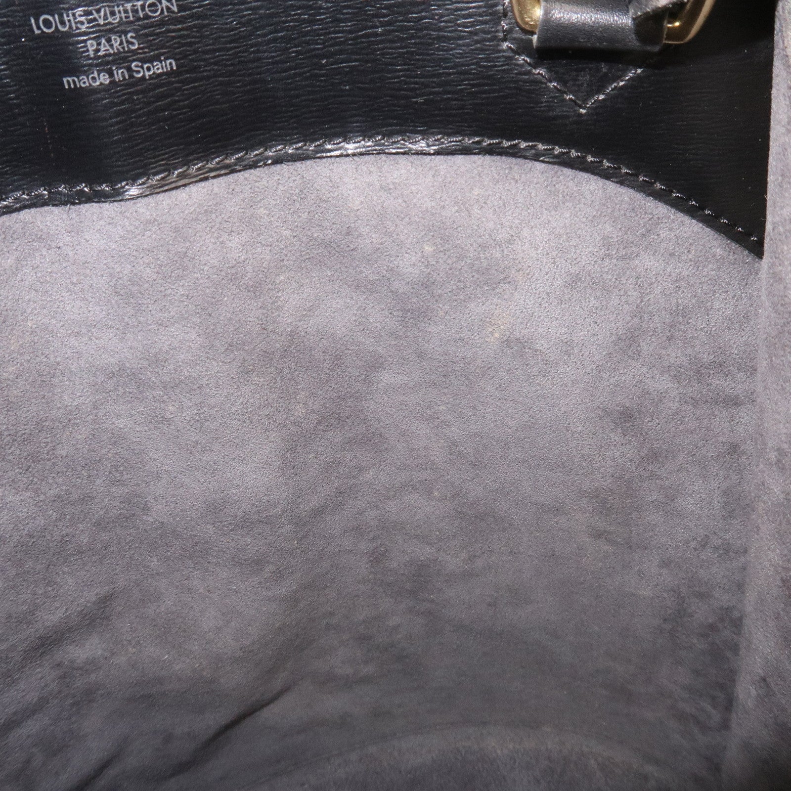 Louis Vuitton Epi Cluny Shoulder Bag Black Noir M52252