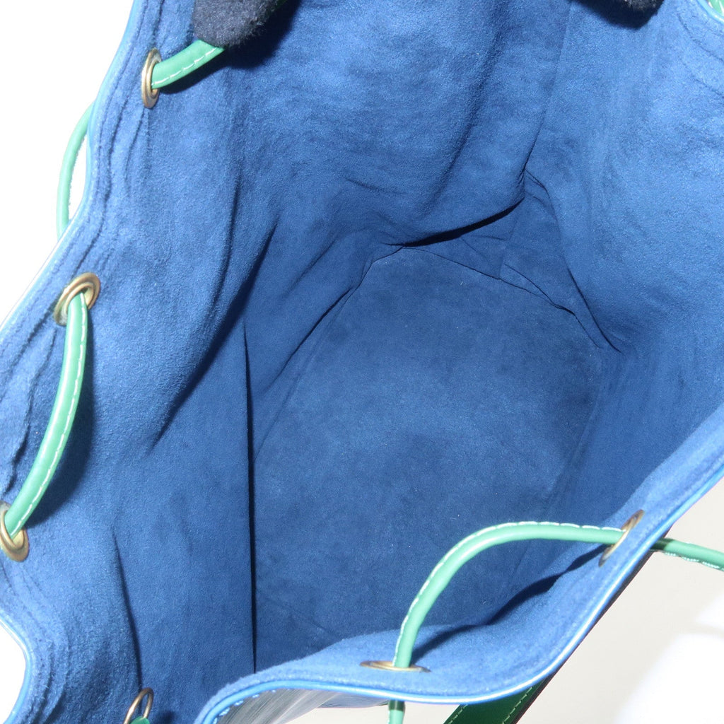 Louis Vuitton Epi Bi-Color Noe Shoulder Bag Blue Green M44044